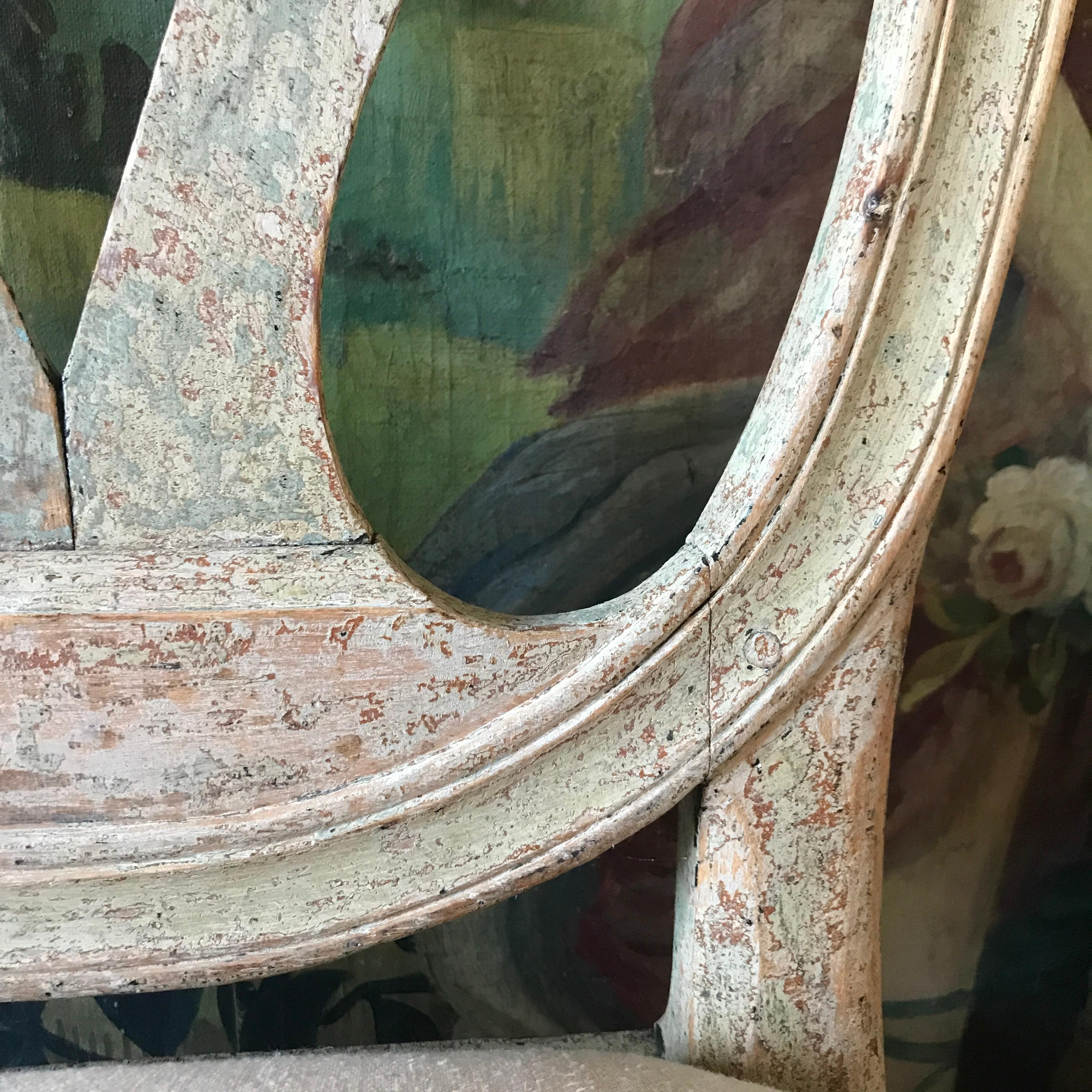 Six 18th Century Swedish Chairs For Sale 9