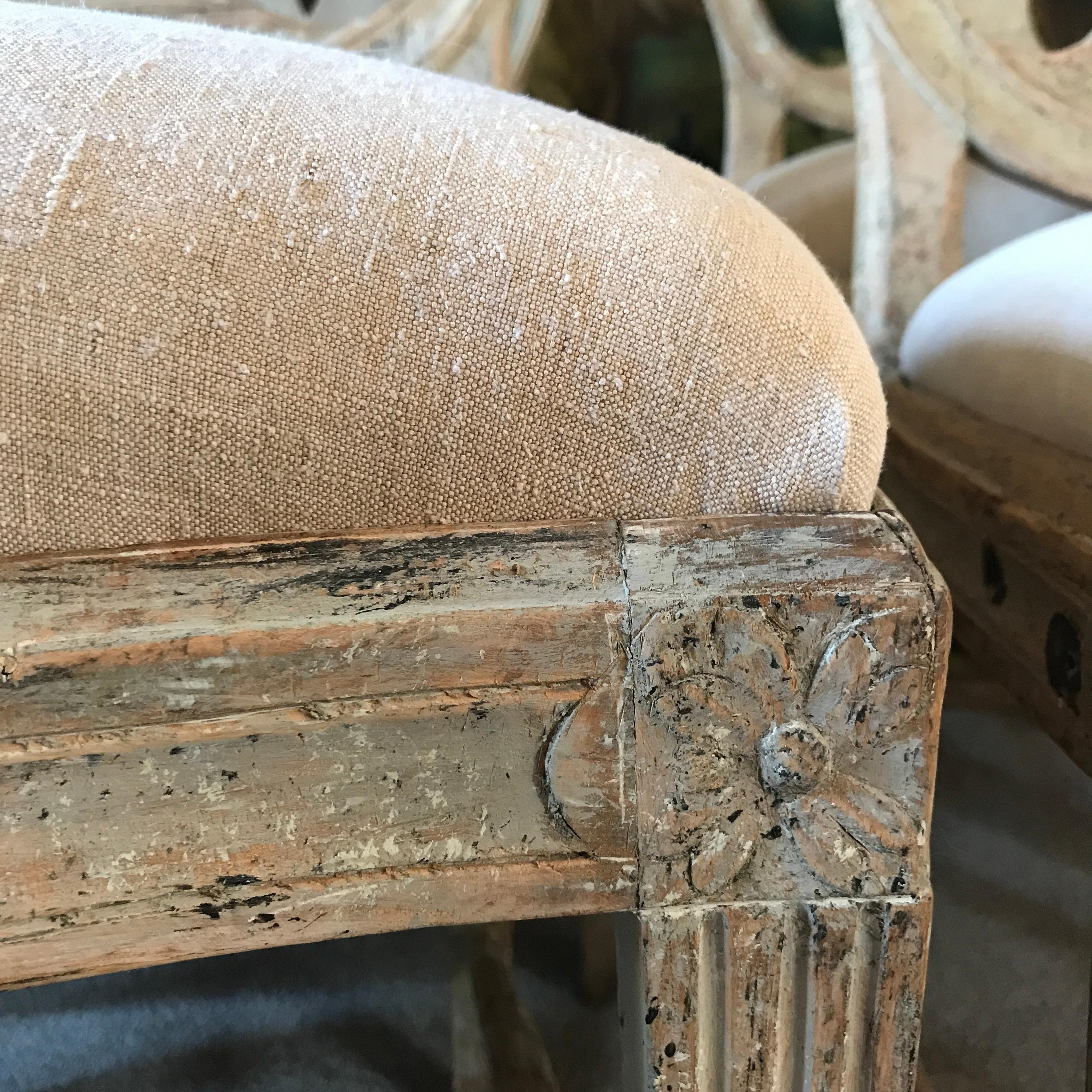 Six 18th Century Swedish Chairs For Sale 10