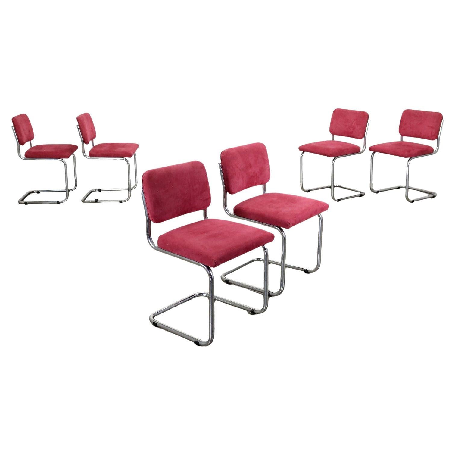 Six 1960s-70s "Cantilever" Chairs For Sale at 1stDibs