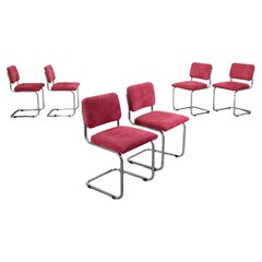 Six 1960s-70s "Cantilever" Chairs