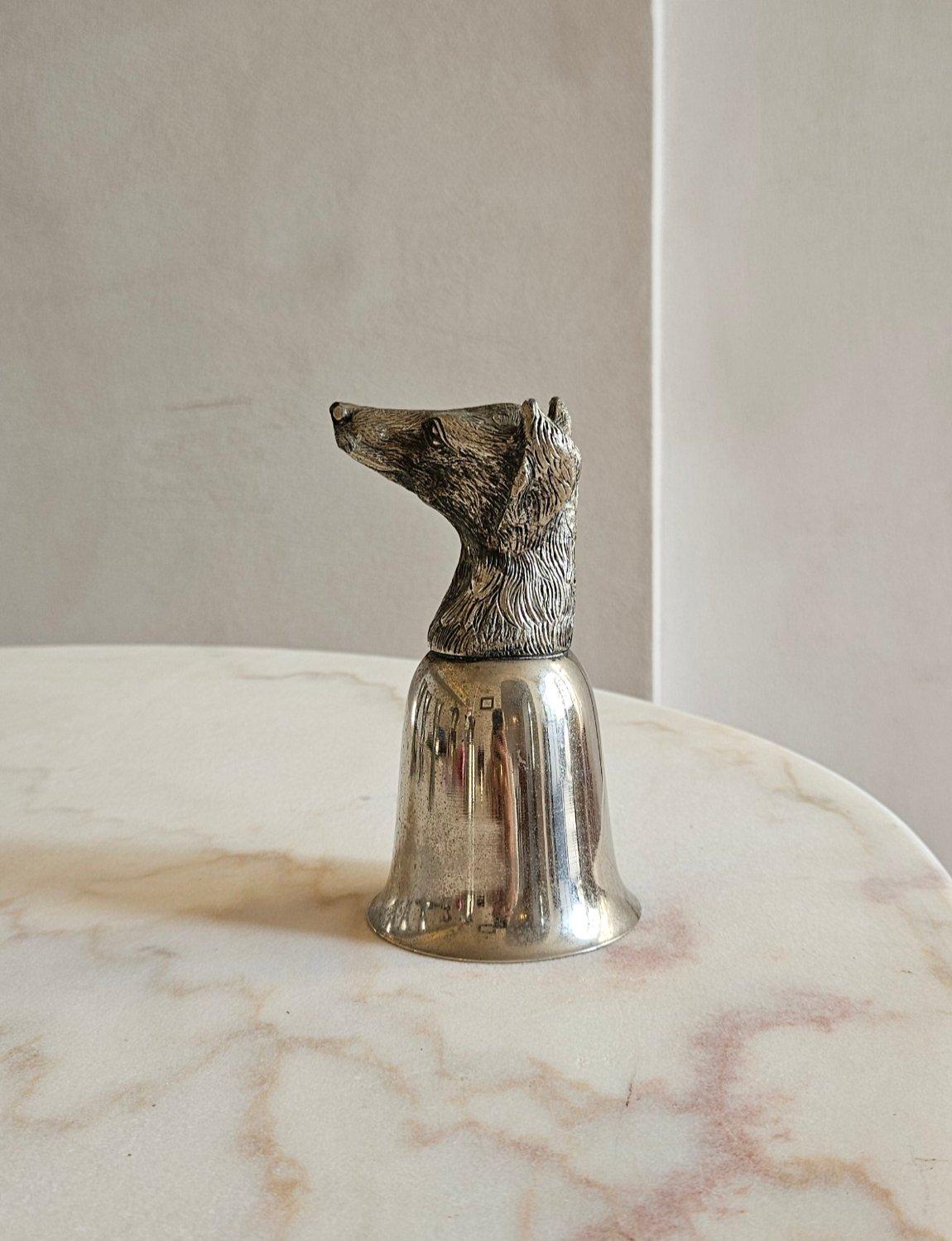 Silver Six 1970s Gucci Woodland Animal Wine Glasses
