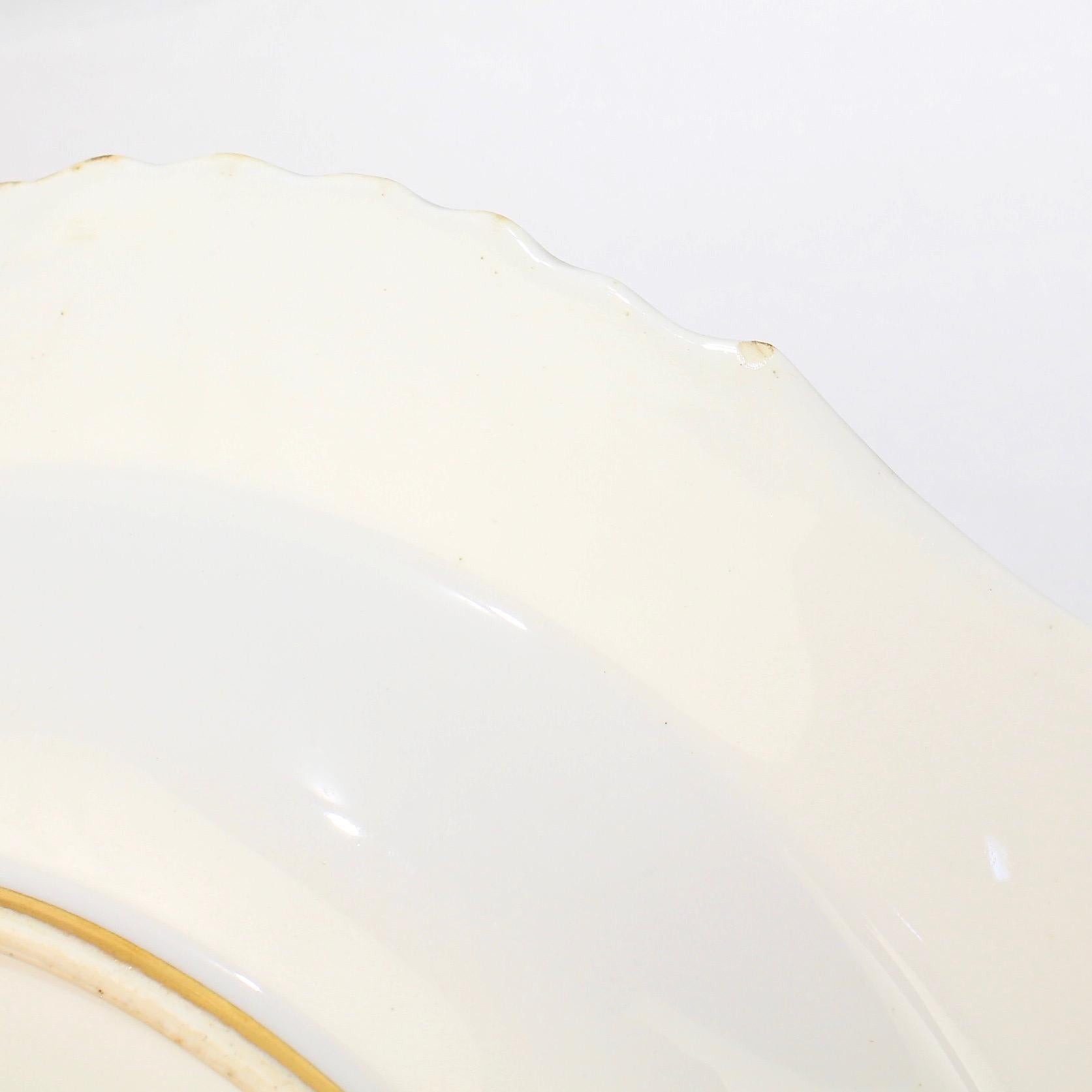 Six exemplaires du 19e siècle. Bols en porcelaine Copeland avec oiseaux de paradis peints à la main en vente 8