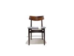 Six (6) Restored Mid-Century Danish Rosewood Dining Chairs, 1955