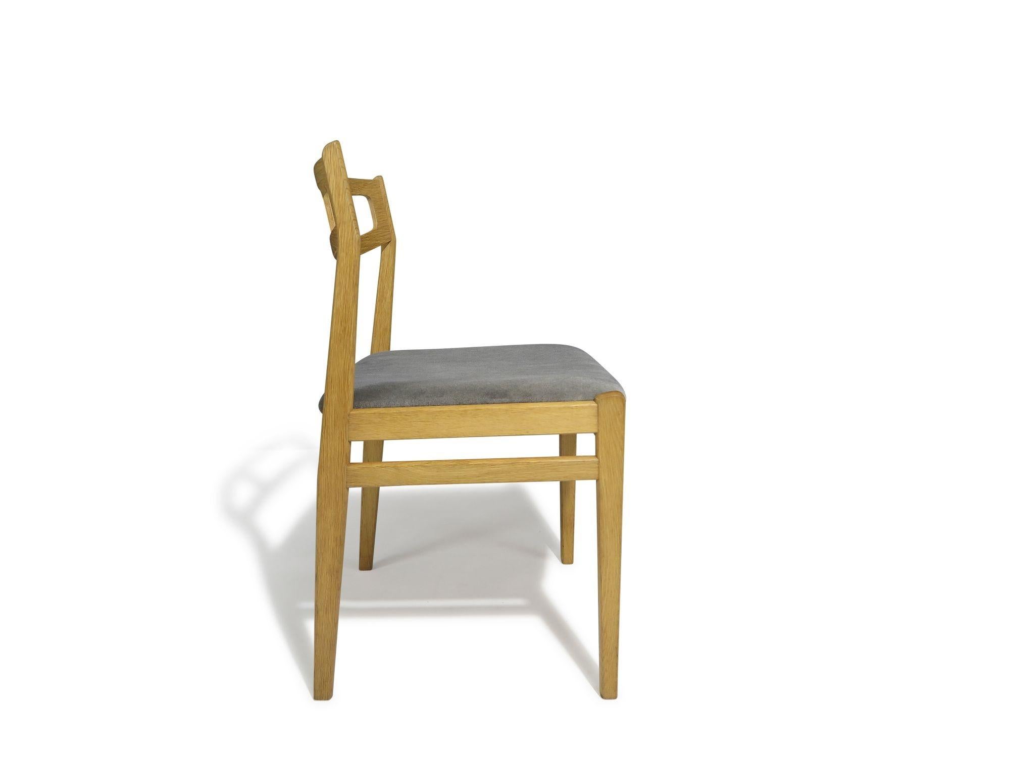 Sechs (6) Dänische Esszimmerstühle aus Eiche Oak aus der Mitte des Jahrhunderts (20. Jahrhundert) im Angebot