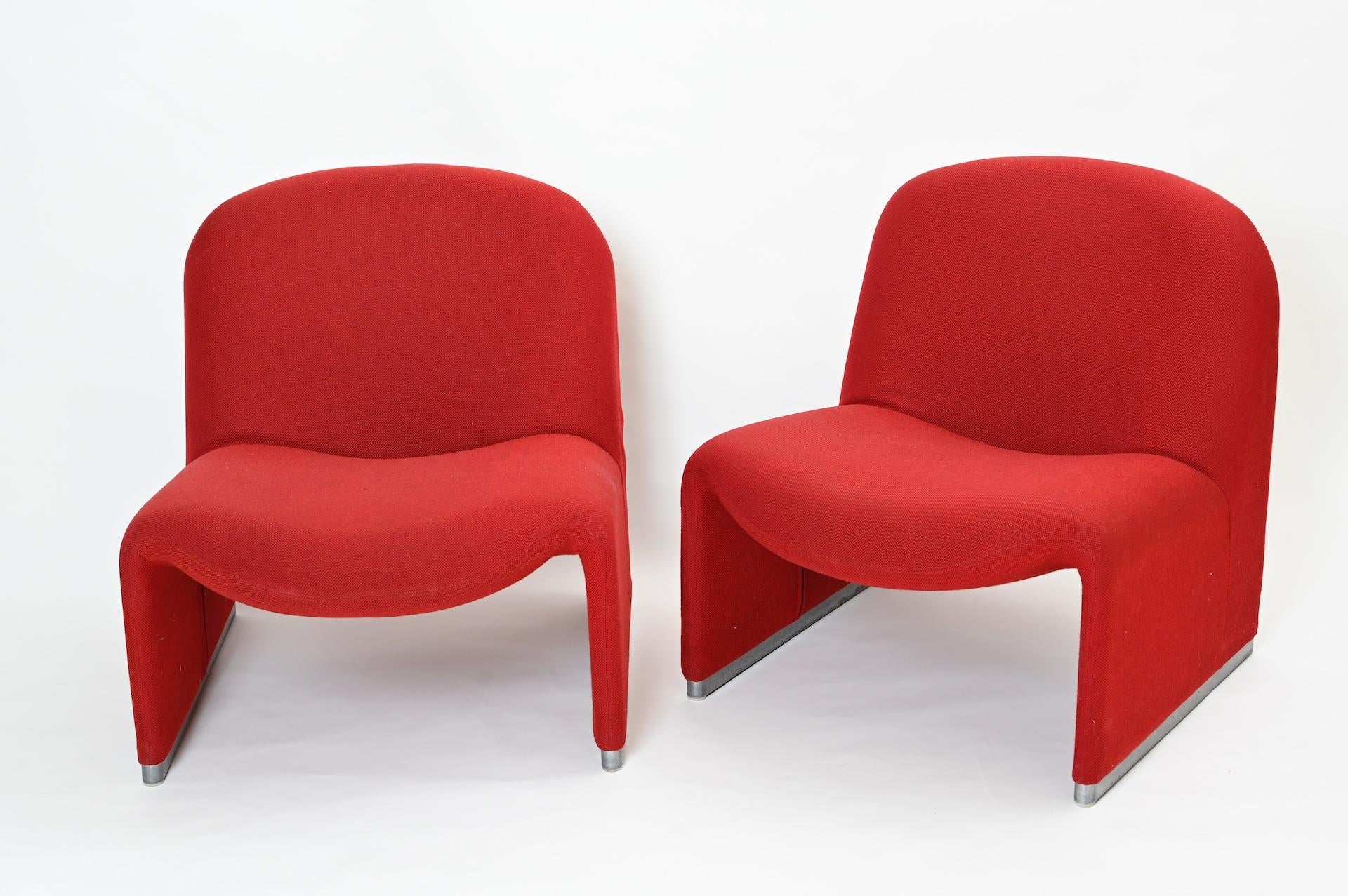 Six Alky Chairs by Giancarlo Piretti for Artifort 10
