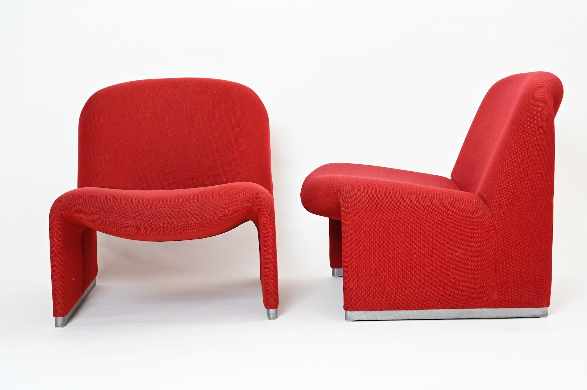 Six Alky Chairs by Giancarlo Piretti for Artifort In Good Condition In London, GB