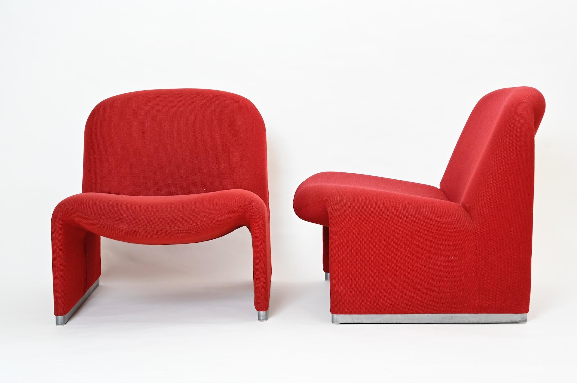 Late 20th Century Six Alky Chairs by Giancarlo Piretti for Artifort
