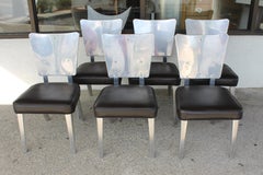 Six Aluminum Chairs by Cessna Aircraft Company, Hutchinson, Kansas