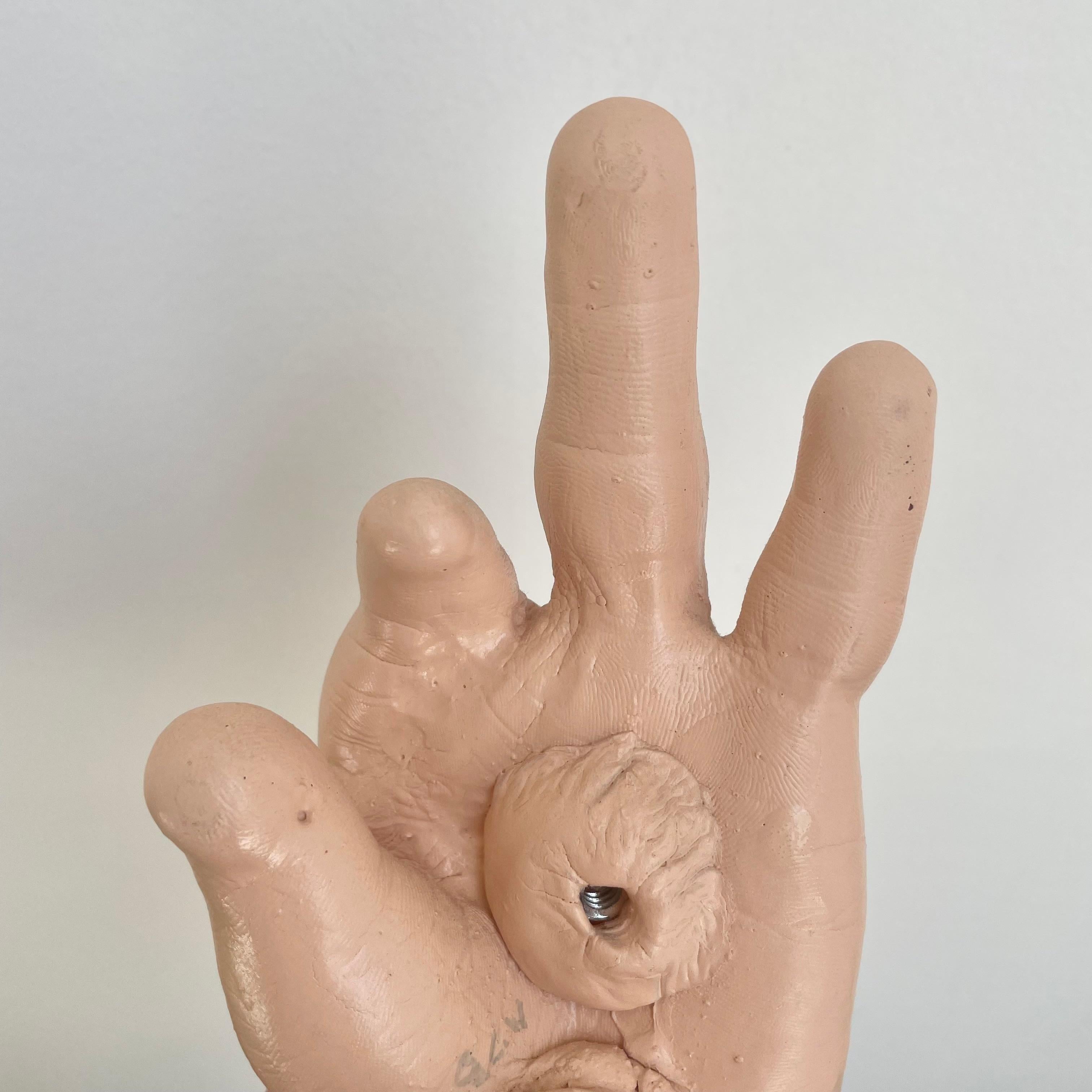 Six Anatomical Castings of Deformed Hands, 1960s USA For Sale 10