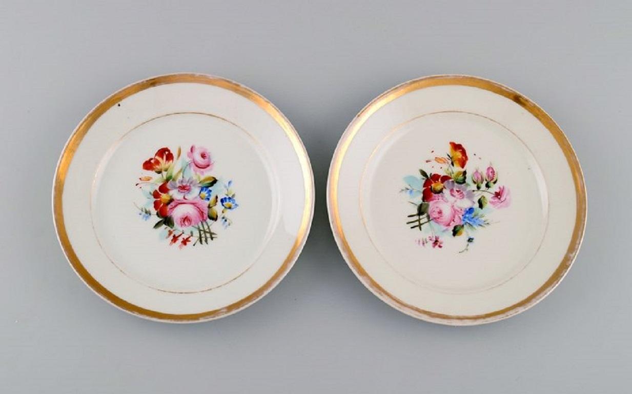 Danish Six Antique Bing & Grøndahl Plates in Porcelain, Late 19th C For Sale