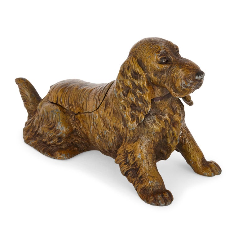 Six Antique Bronze Dog Sculptures at 1stDibs antique bronze dog statues