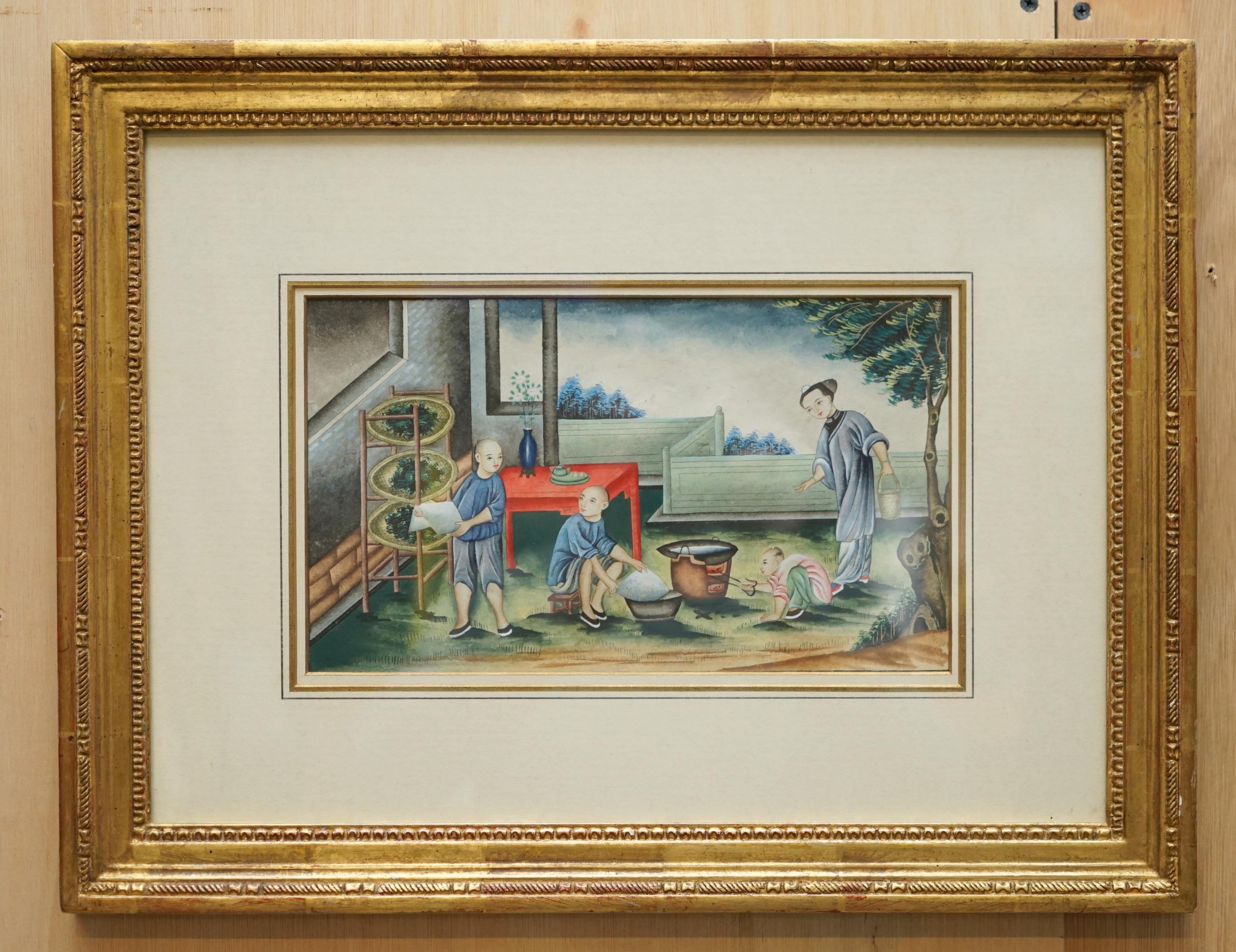 Casa Reale Antiquariato

Royal House Antiques è lieta di offrire in vendita questa splendida suite di sei acquerelli cinesi antichi in cornici nuove in legno dorato che raffigurano scene di vita cinese dell'inizio del XIX secolo. 

Una suite molto