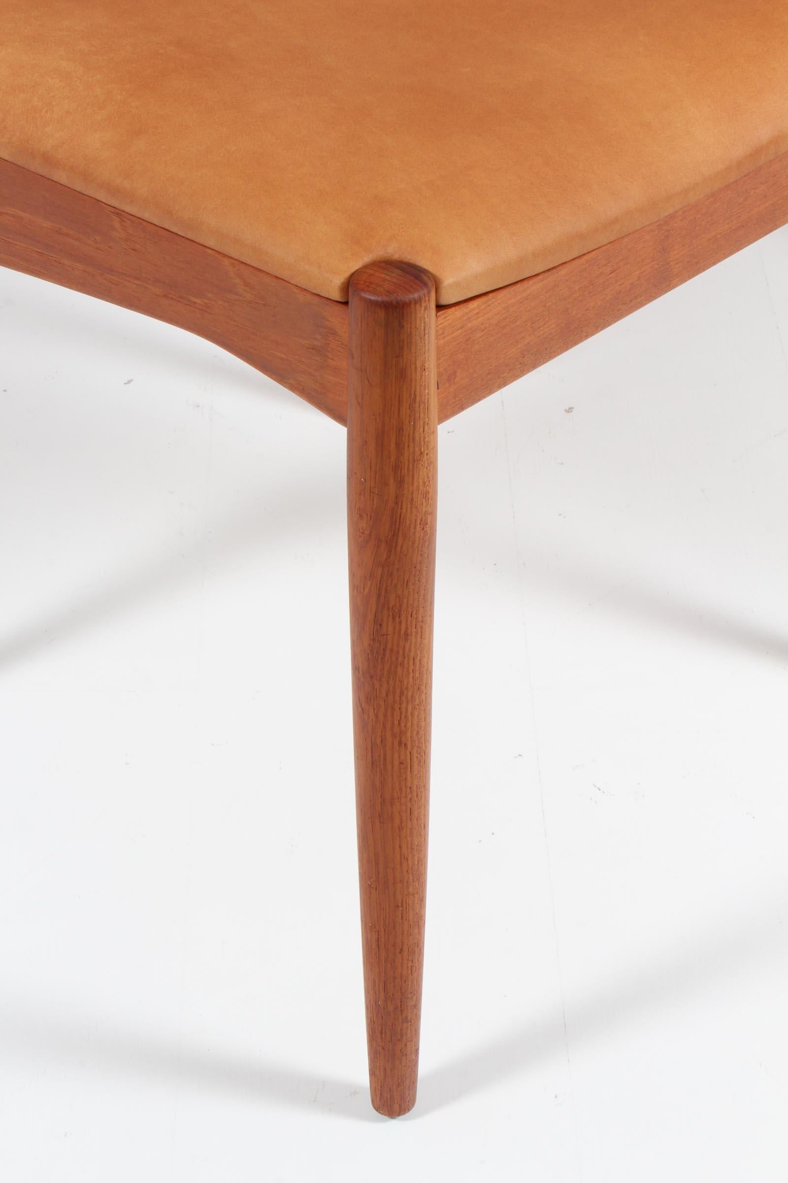 Danish Six Arne Vodder Dining Chairs, Solid Teak