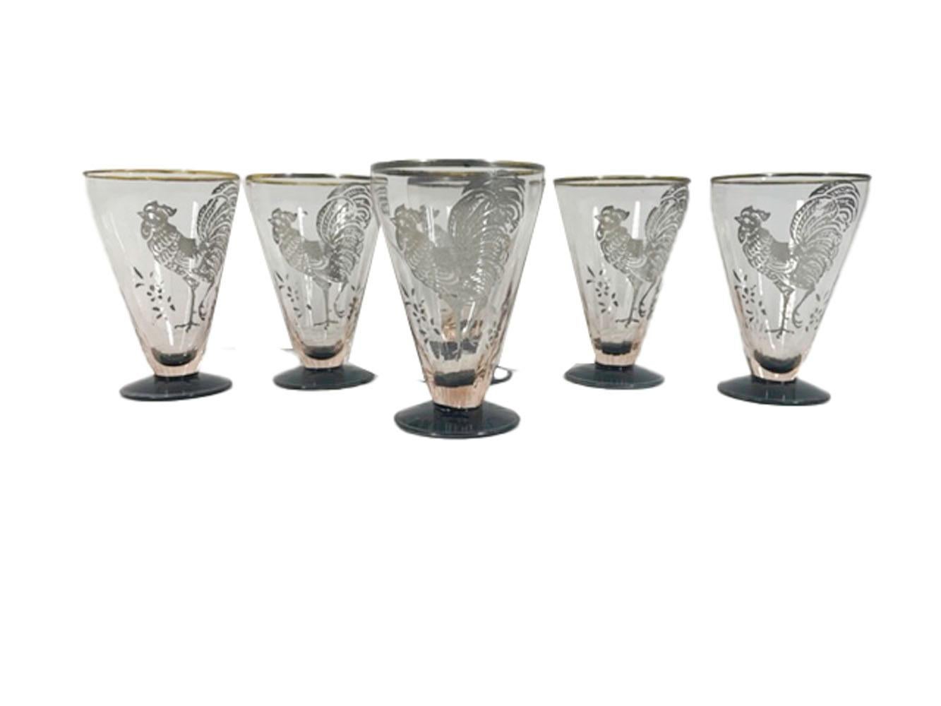 art deco glasses