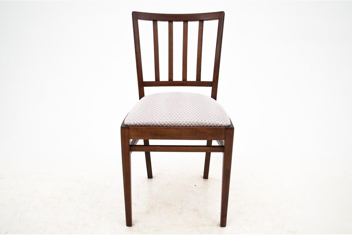 Six Art Deco Dining Room Chairs In Good Condition In Chorzów, PL