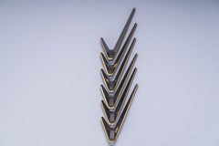 Six Asymmetric Wall Hooks by Hertha Baller Austria, 1950s