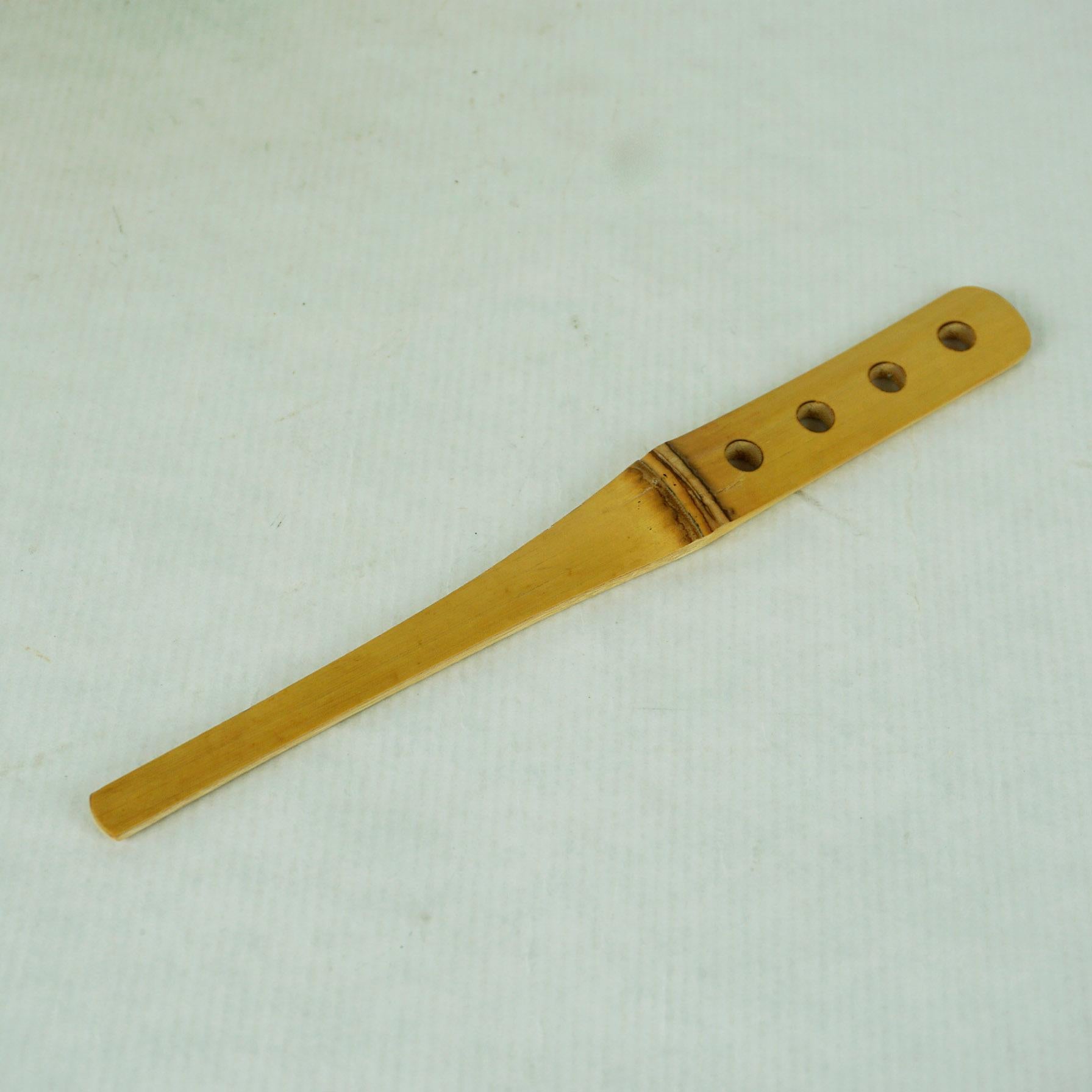 Six Austrian Midcentury green Glasses with Bamboo Stirrers by Carl Auböck 6