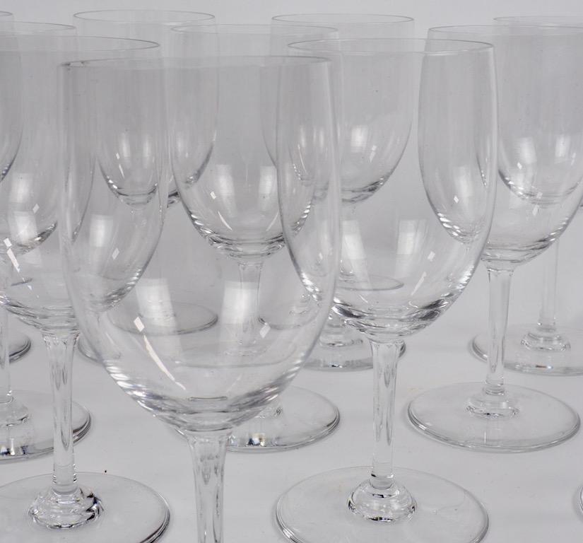 Modern Six Baccarat 'Perfection' White Wine/ Water Glasses 