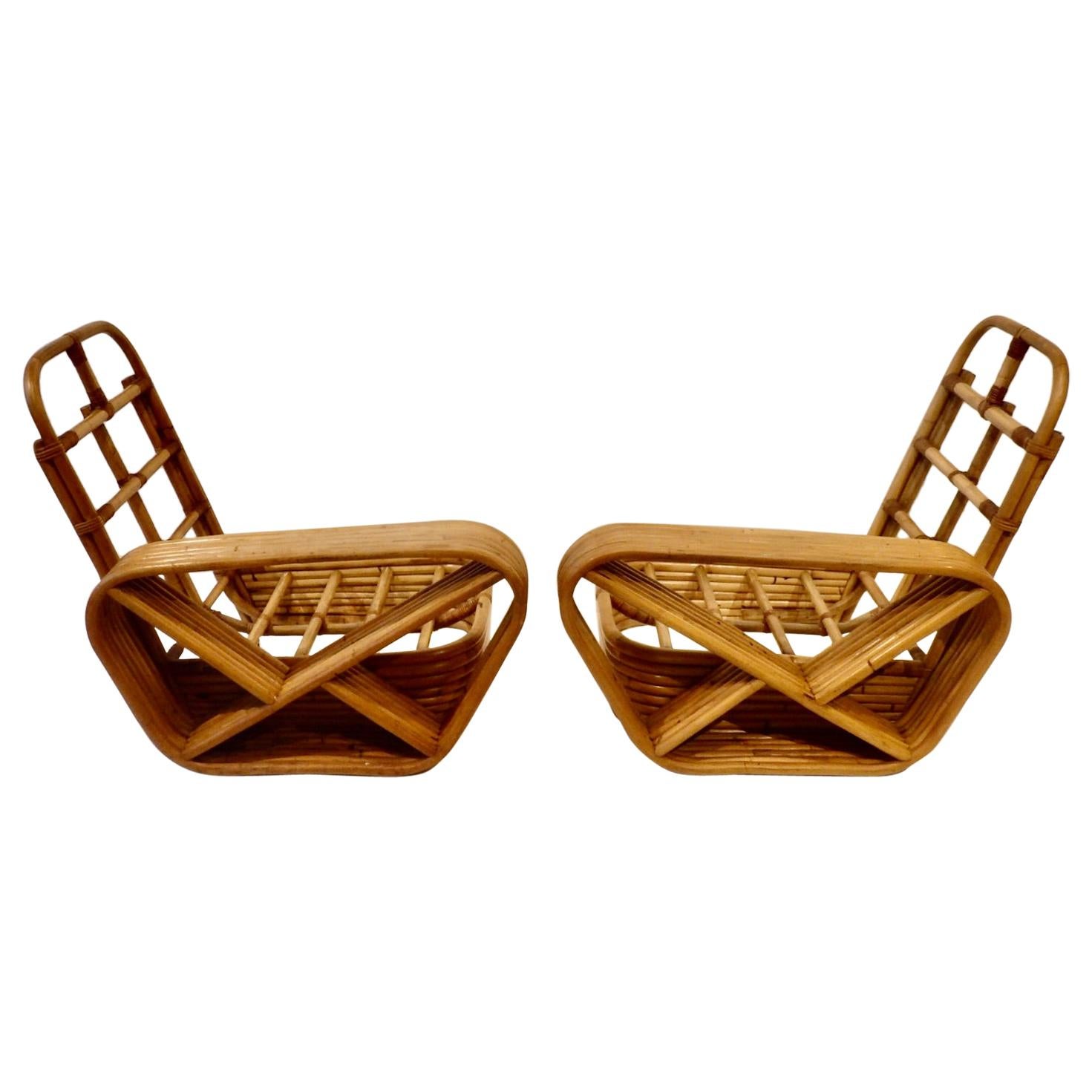 Six Band Four Place Bamboo Sectional by Tochiku, Japan