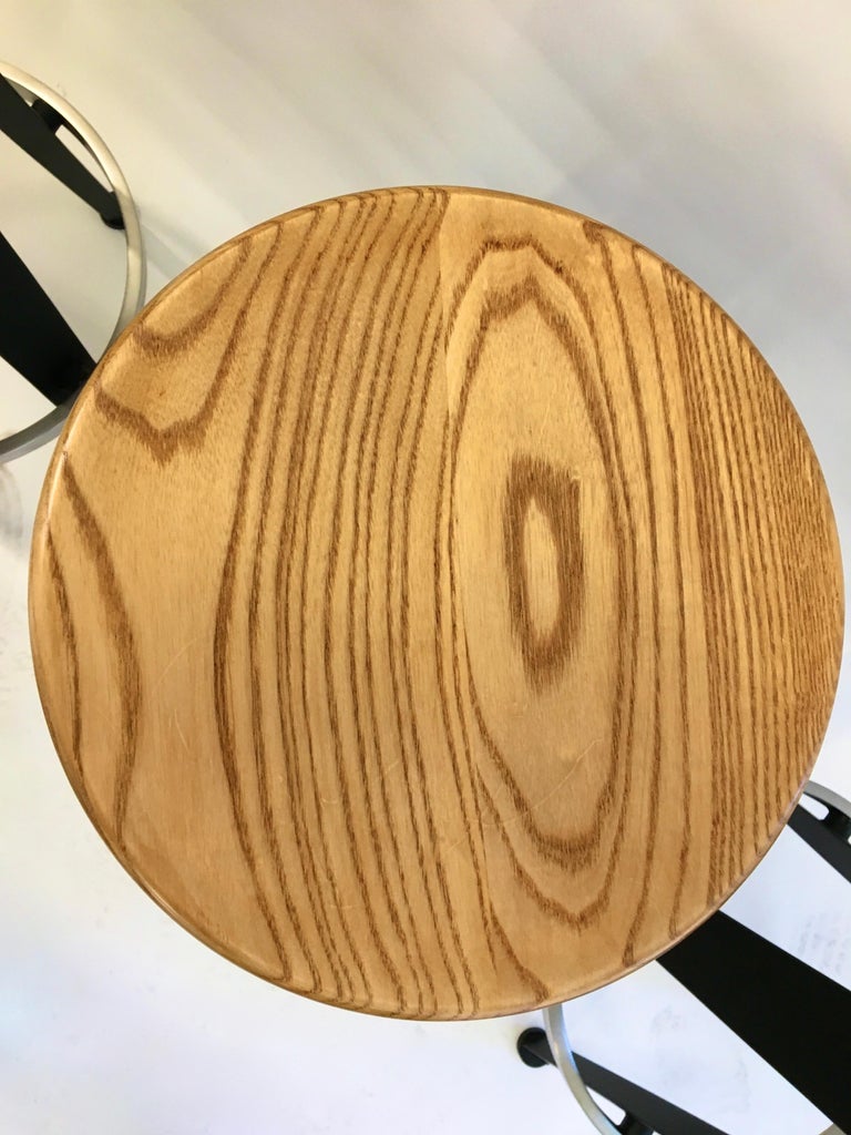 Six Bar Stools after Jean Prouvé, NYC, circa 1989 at 1stDibs jean