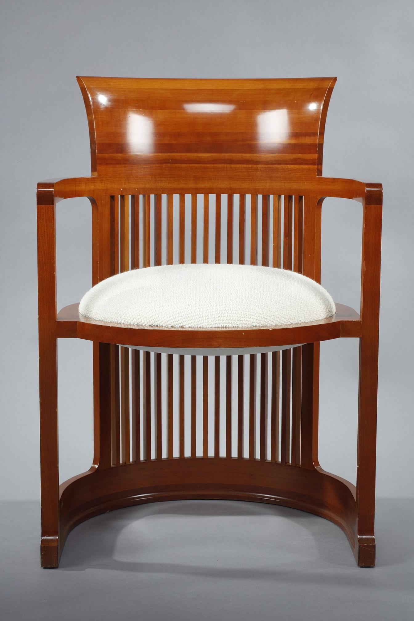 Six « chaises Barrel » de Frank Lloyd Wright, édition Cassina 6