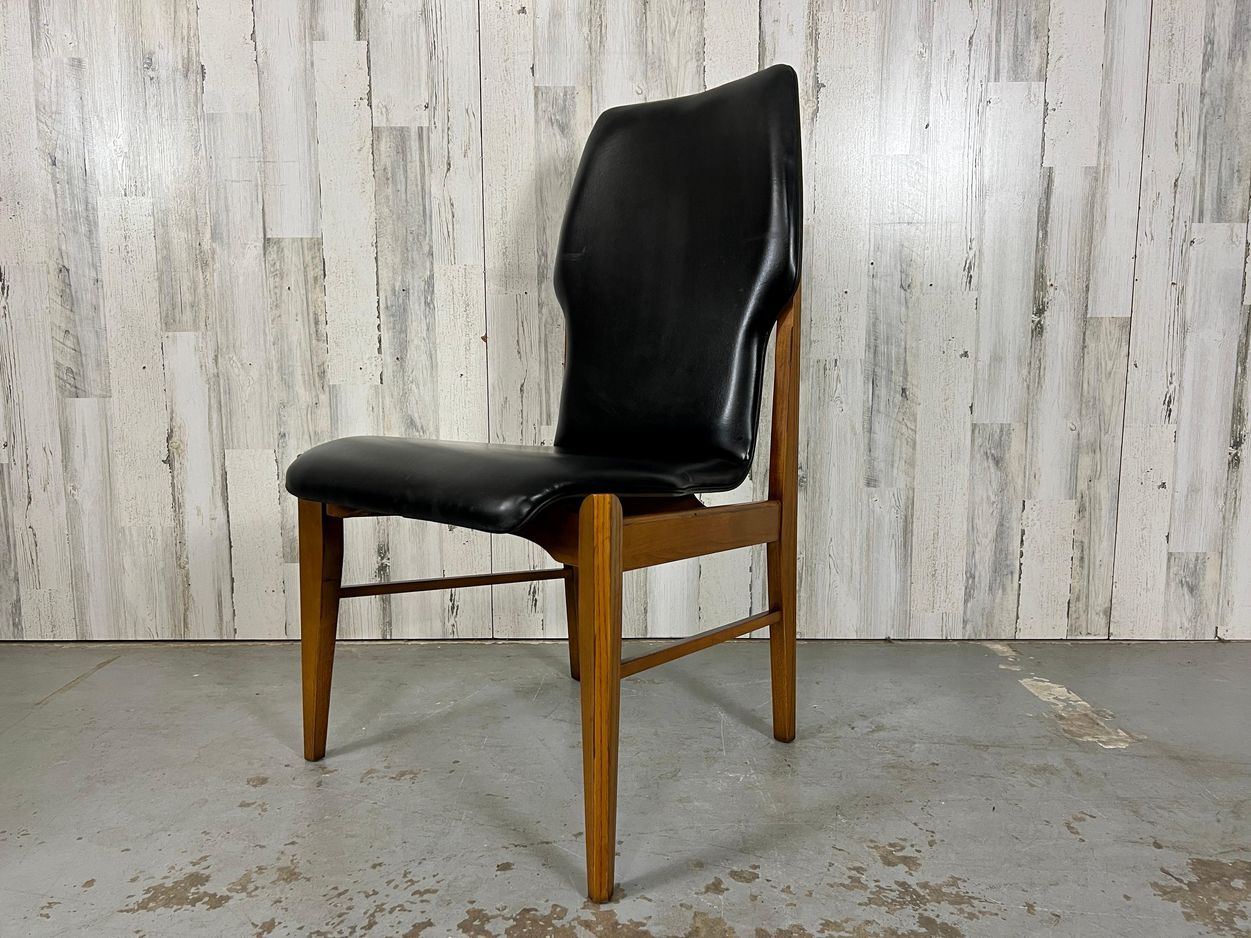 Six Bentwood Walnut Dining Chairs  For Sale 9
