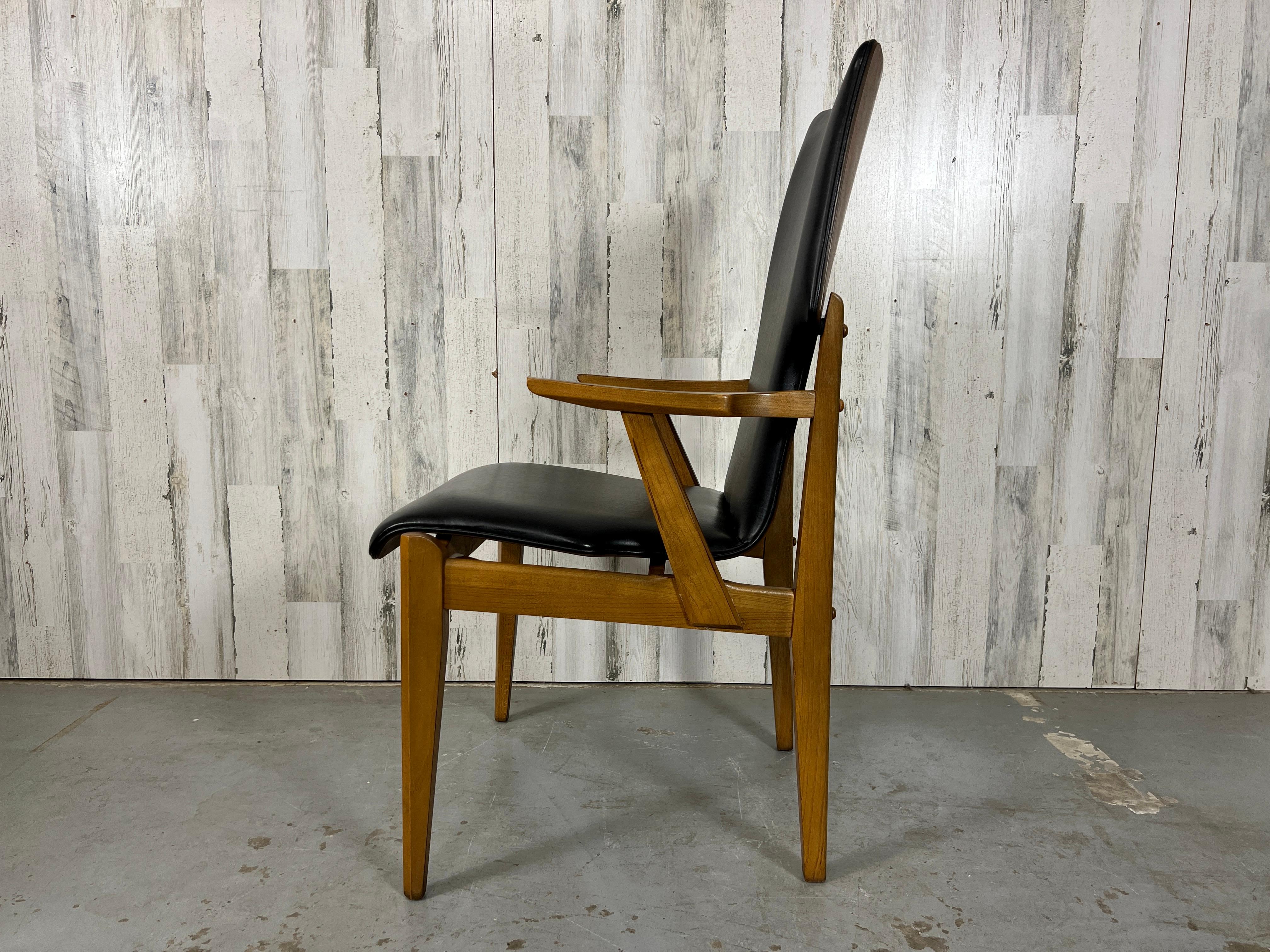 Six Bentwood Walnut Dining Chairs  For Sale 12