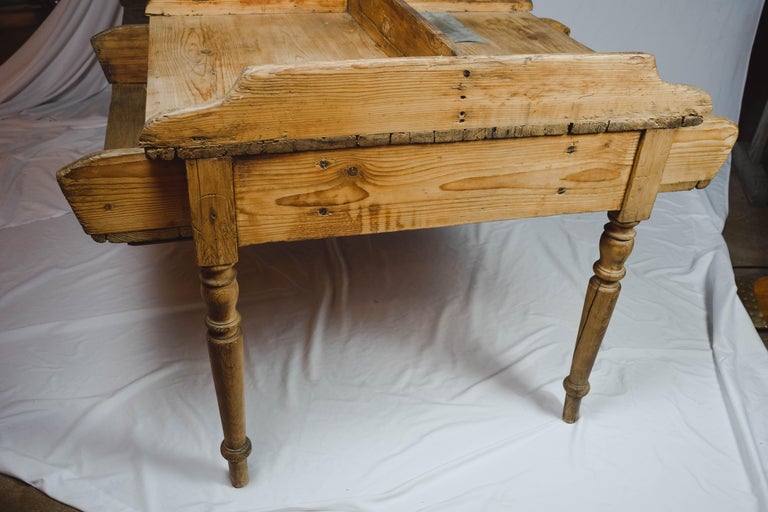 Six Bin German Cigar Rolling Factory Table For Sale at 1stDibs