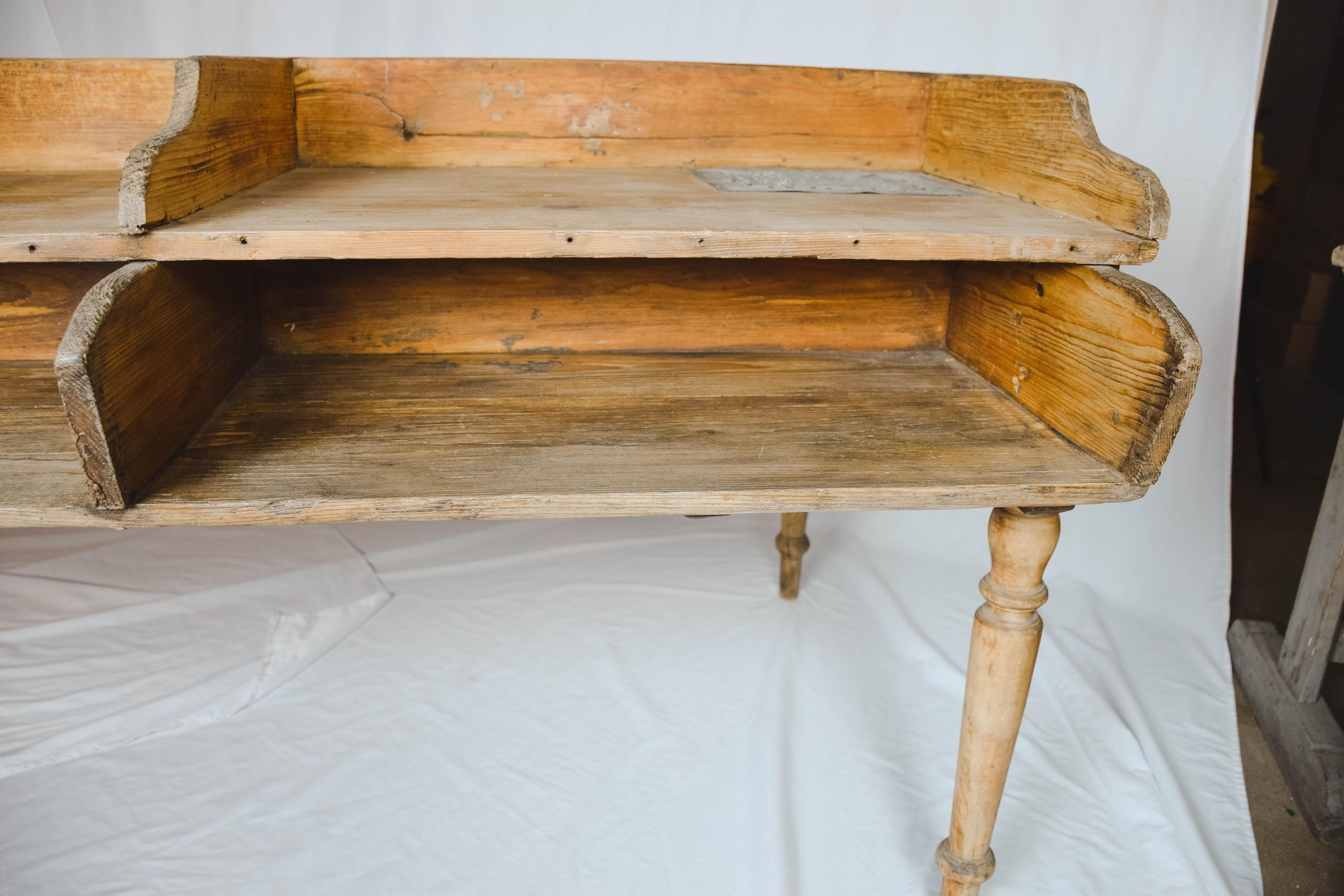 Six Bin German Cigar Rolling Factory Table For Sale at 1stDibs cigar rolling table for sale