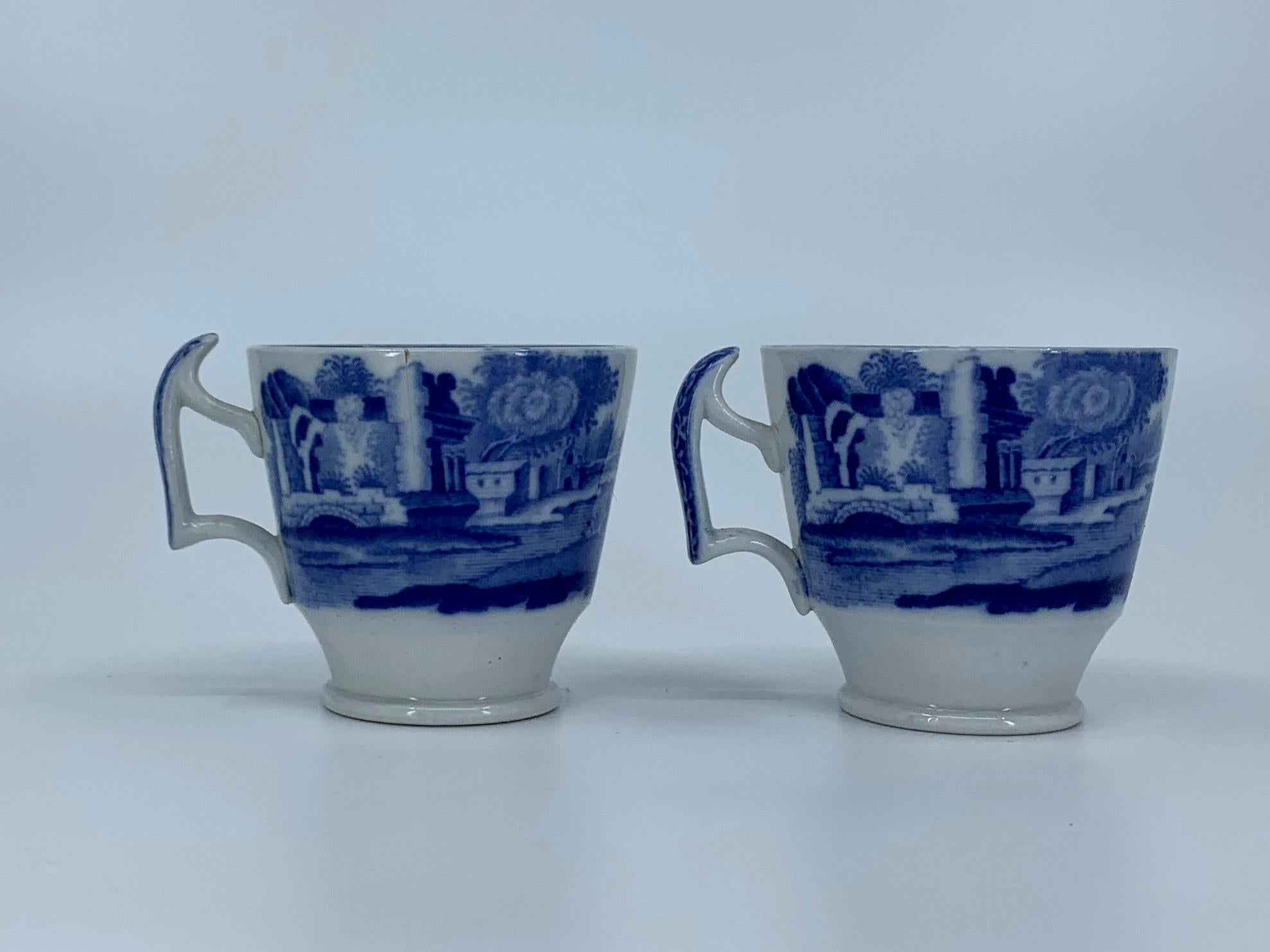 spode blue italian espresso cups