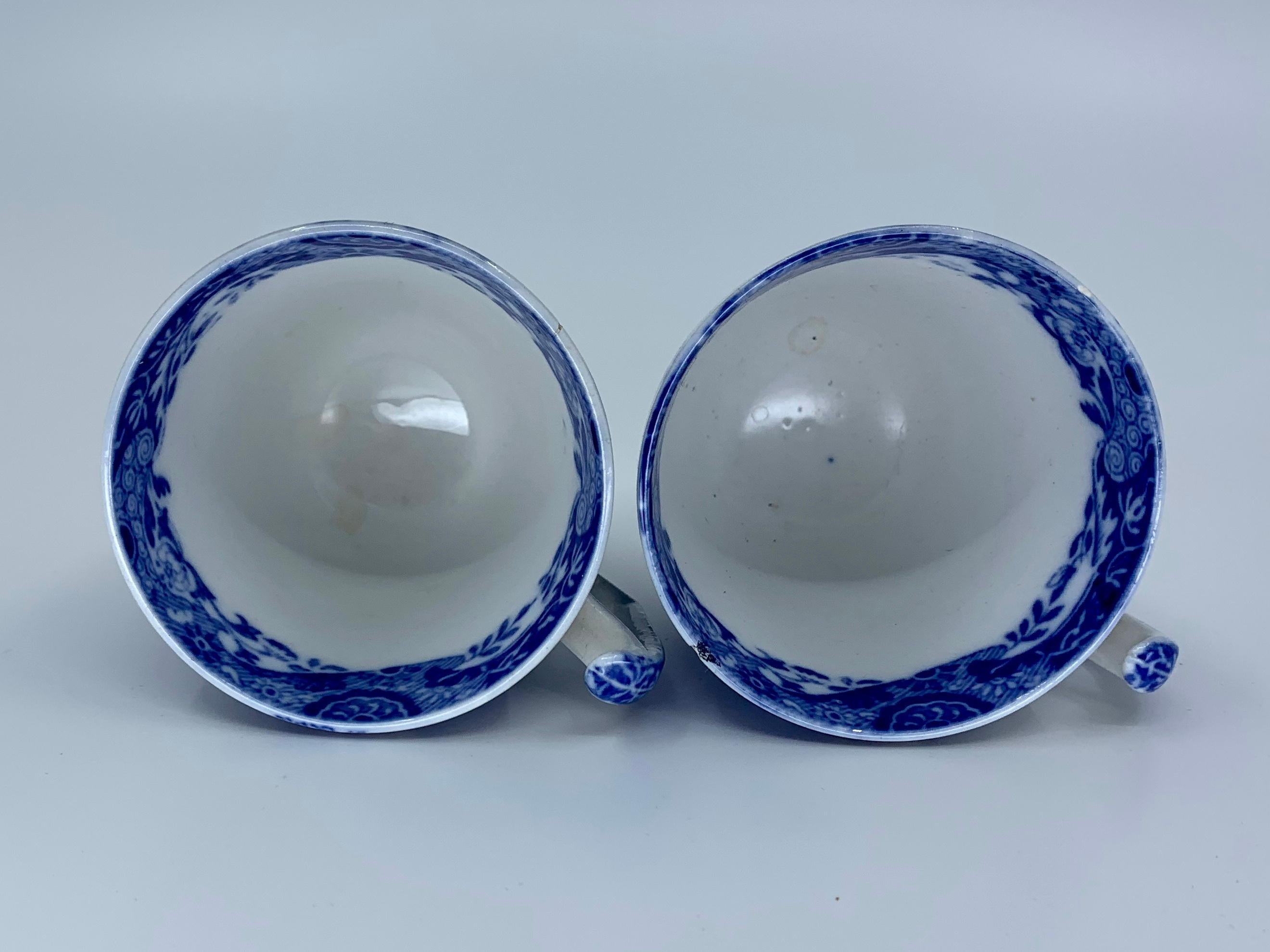 Chinoiserie Six Blue and White Espresso Cups