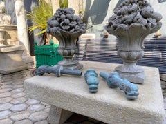Six Bronze fountain Spouts
