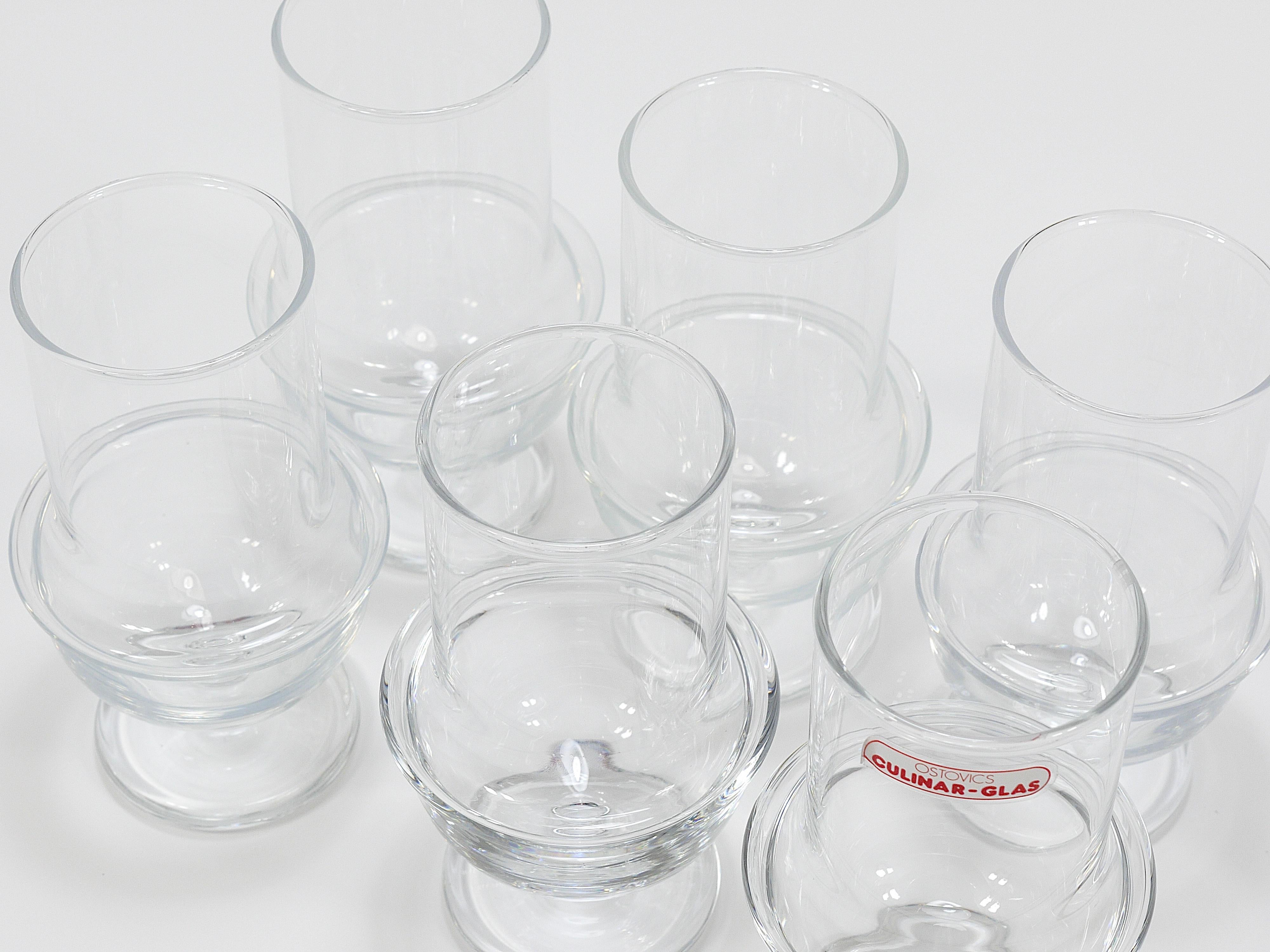 Six Carl Aubock Mid-Century Cocktail Glasses by Ostovics Culinar, Austria, 1970s For Sale 5