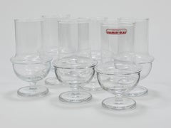 Six Carl Aubock Mid-Century Cocktail Glasses by Ostovics Culinar, Austria, 1970s