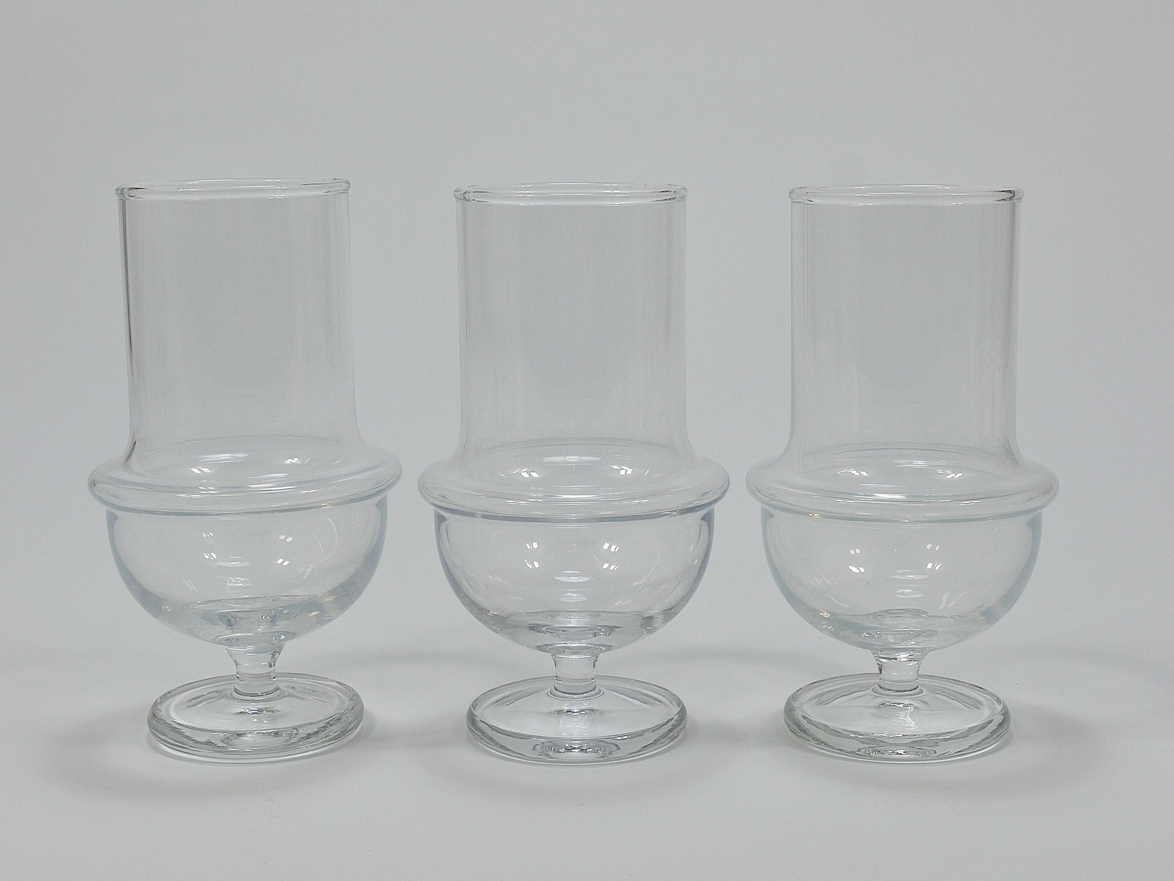 20th Century Six Carl Aubock Mid-Century Cocktail Glasses by Ostovics Culinar, Austria, 1970s For Sale