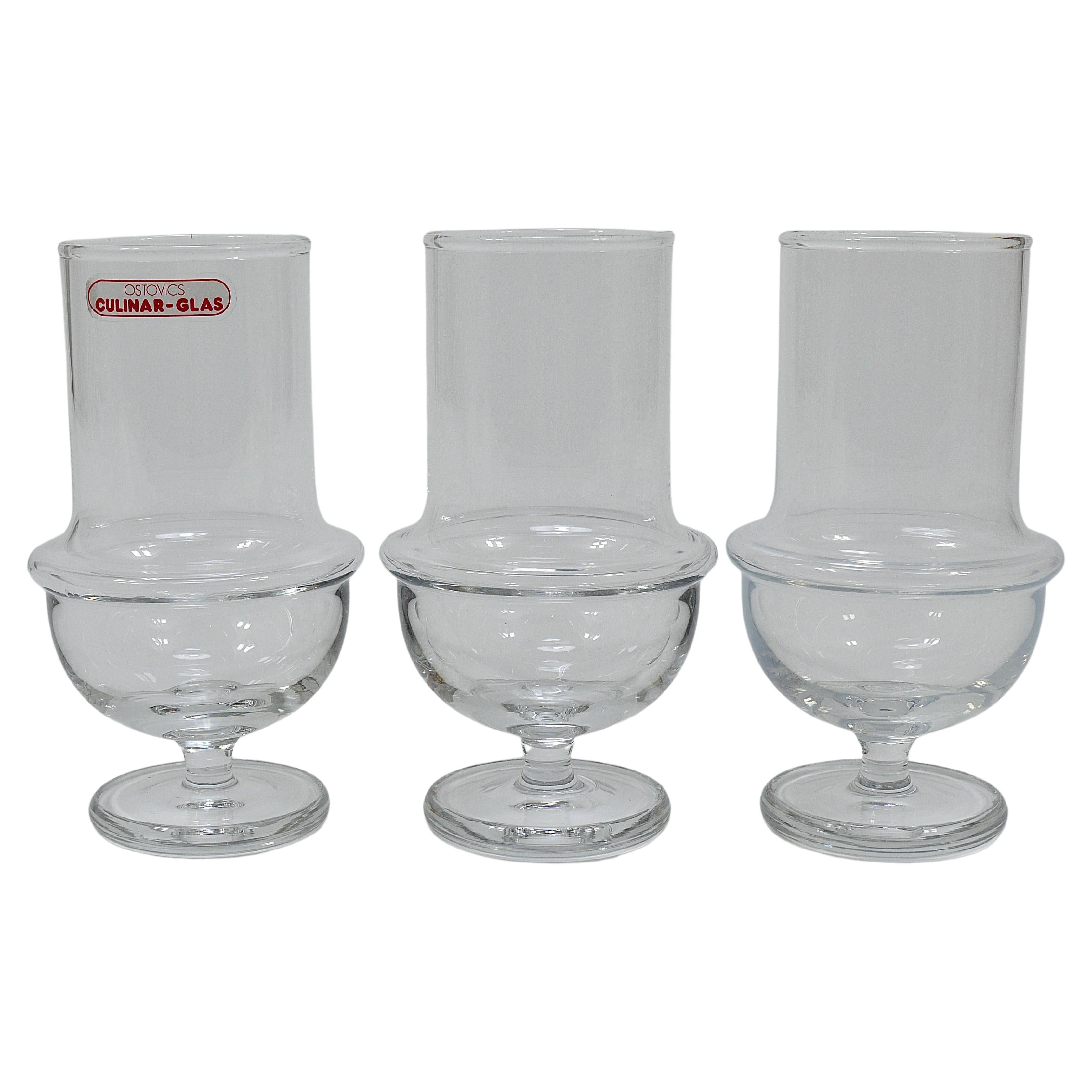 Six Carl Aubock Mid-Century Cocktail Glasses by Ostovics Culinar, Austria, 1970s For Sale