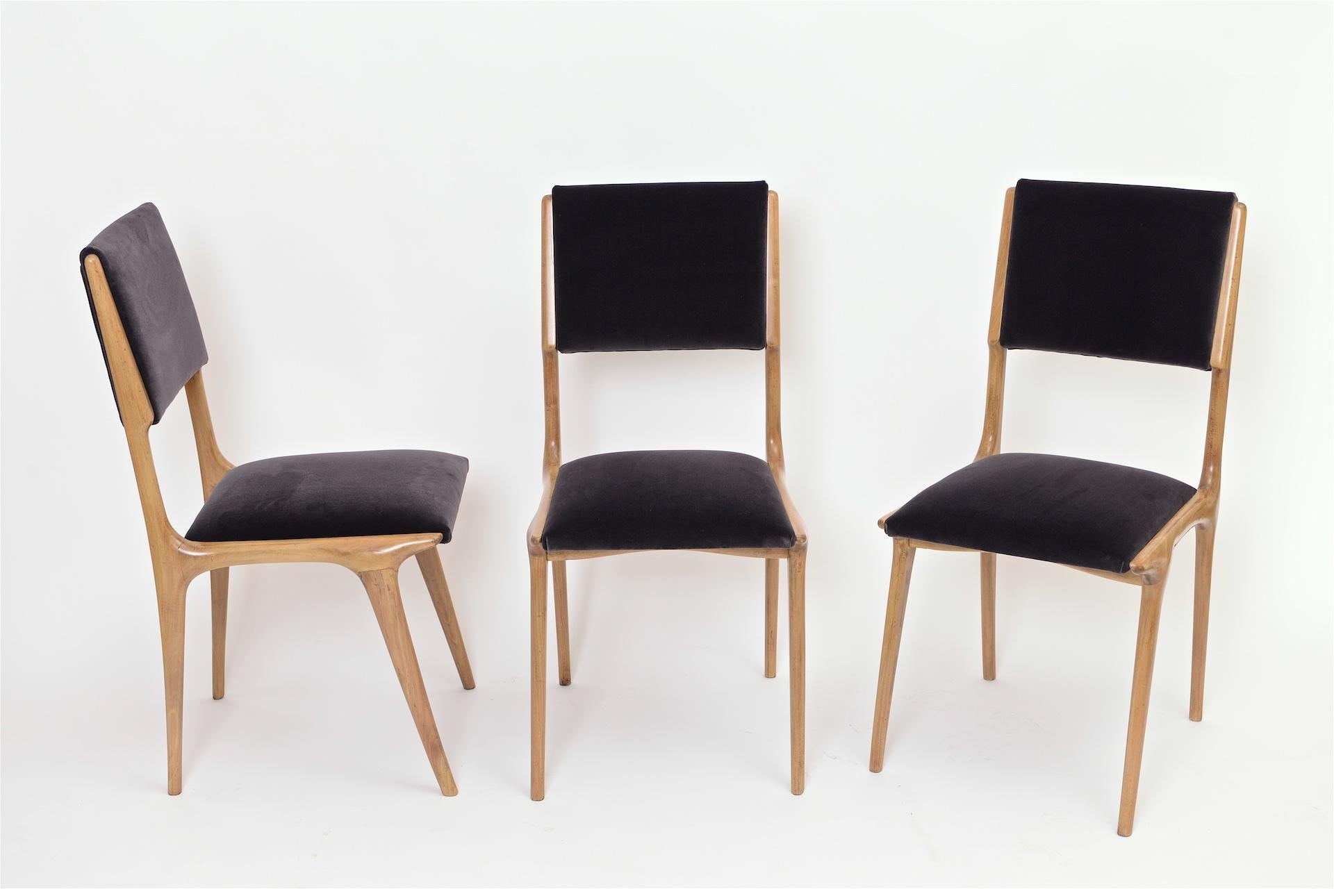 Mid-Century Modern Six Carlo de Carli Dining Chairs