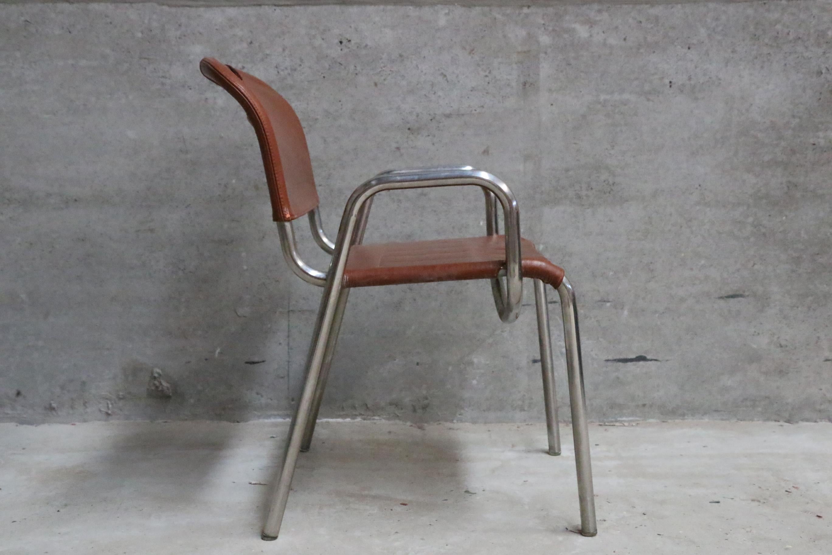 Mid-Century Modern Six Castiglia Chairs by Zanotta, circa 1968