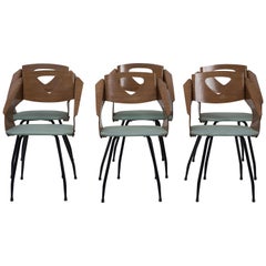 Six Chairs by Carlo Ratti - 1950s