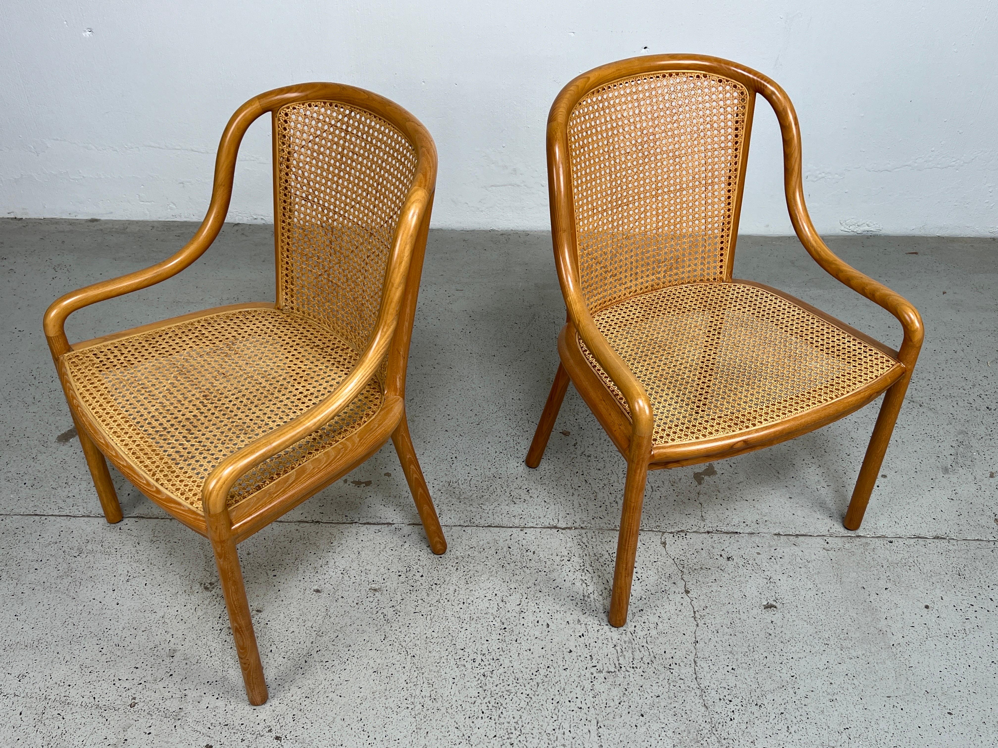 Six Chairs by Ward Bennett in Cane and Ash 7