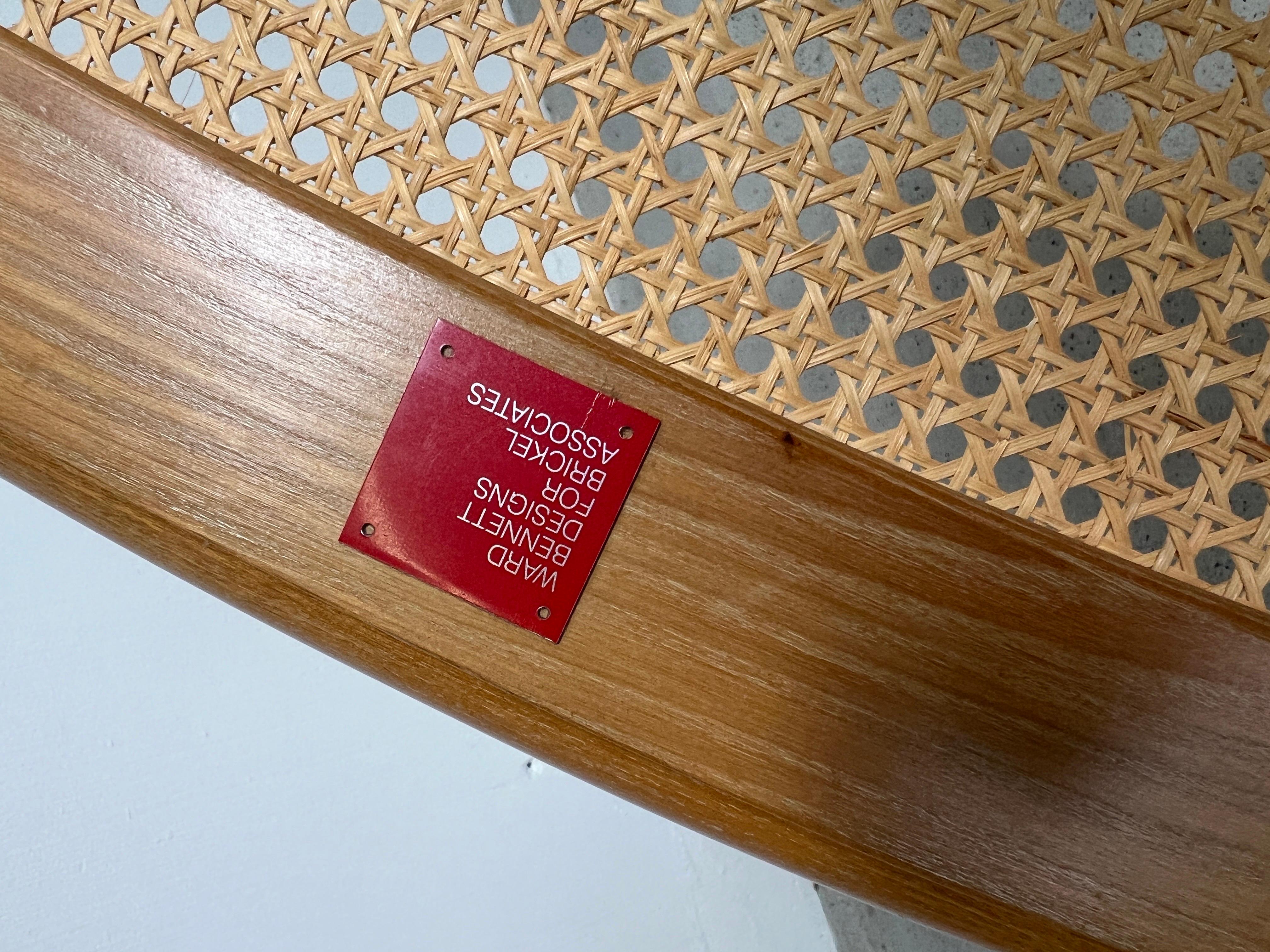 Six Chairs by Ward Bennett in Cane and Ash 9