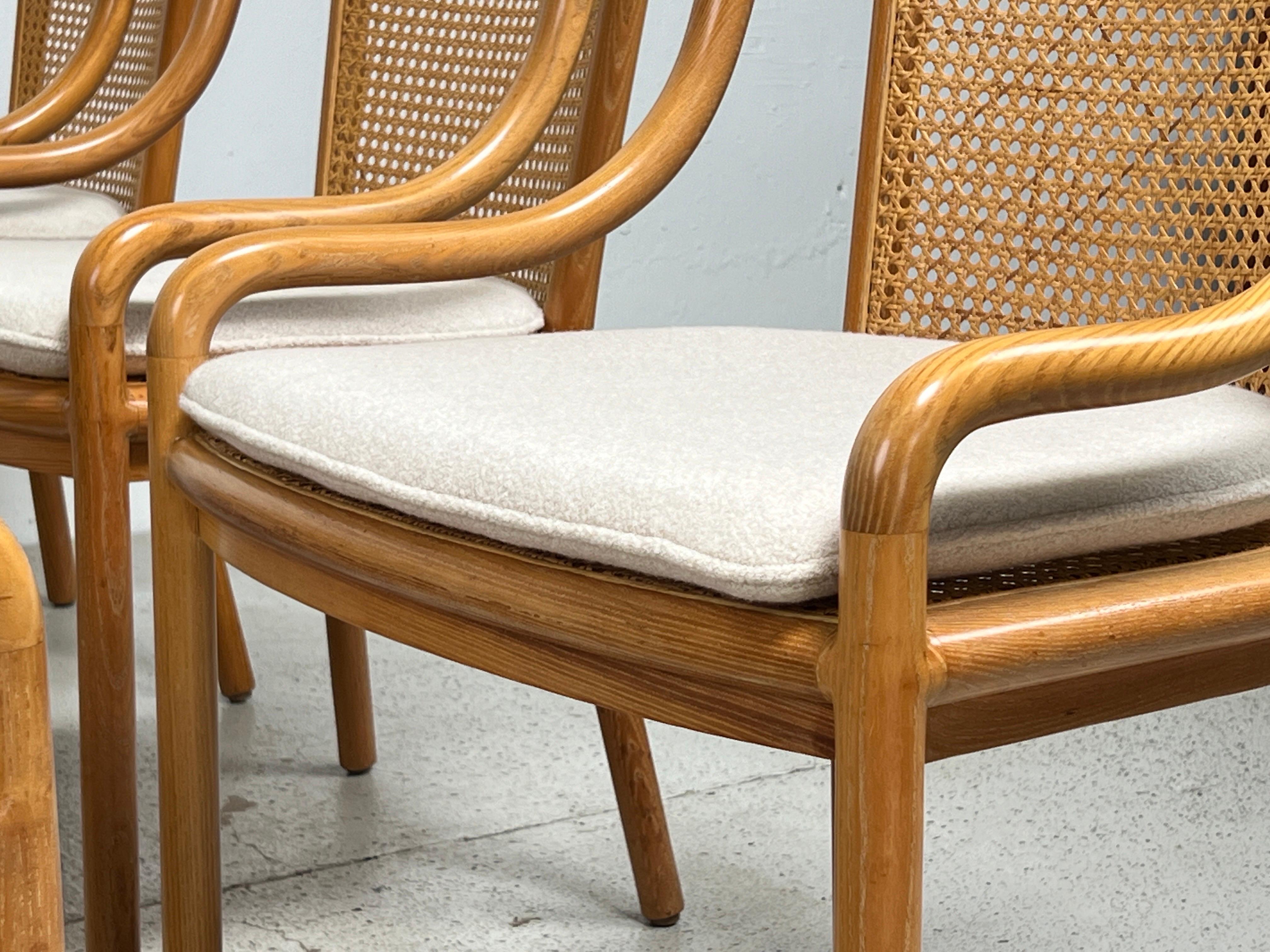 Six Chairs by Ward Bennett in Cane and Ash 16