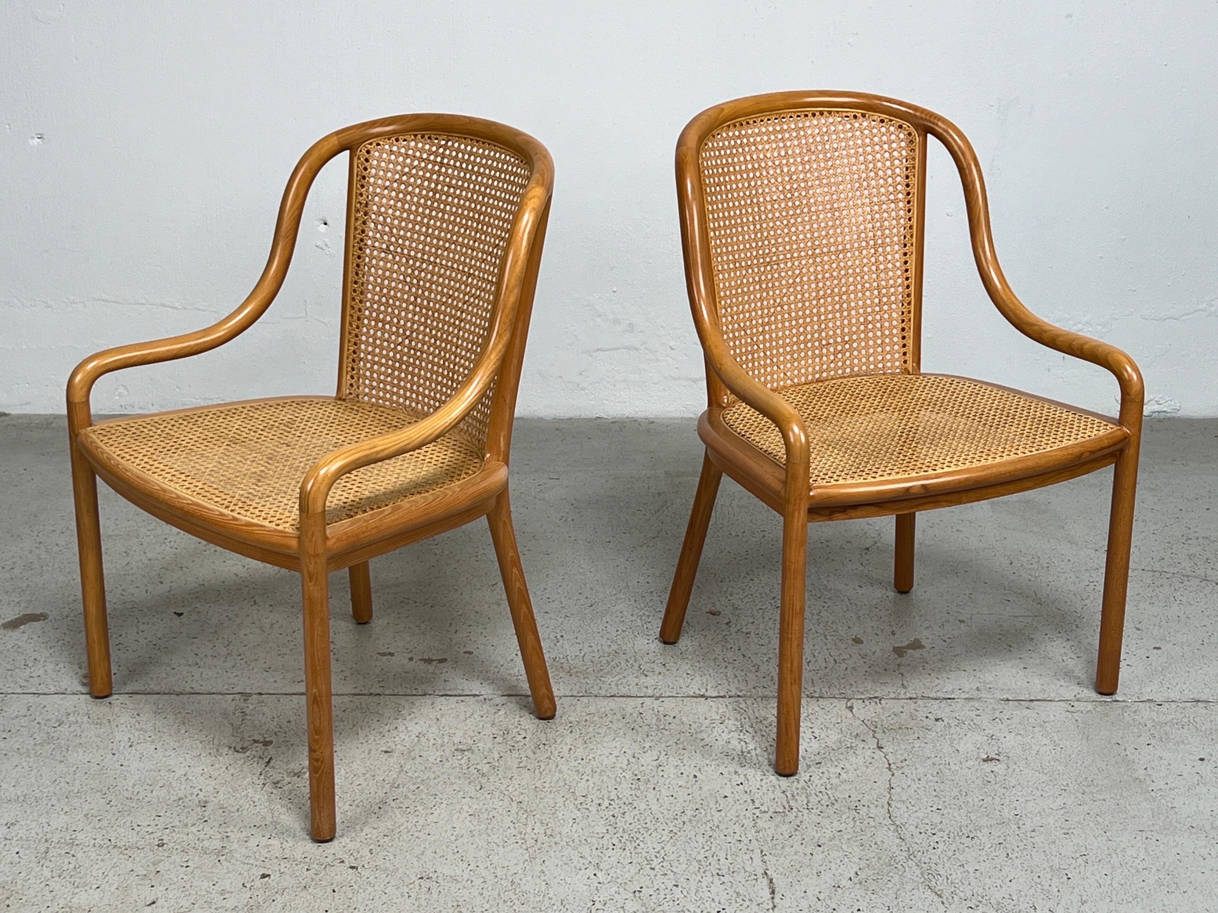 Six Chairs by Ward Bennett in Cane and Ash 3