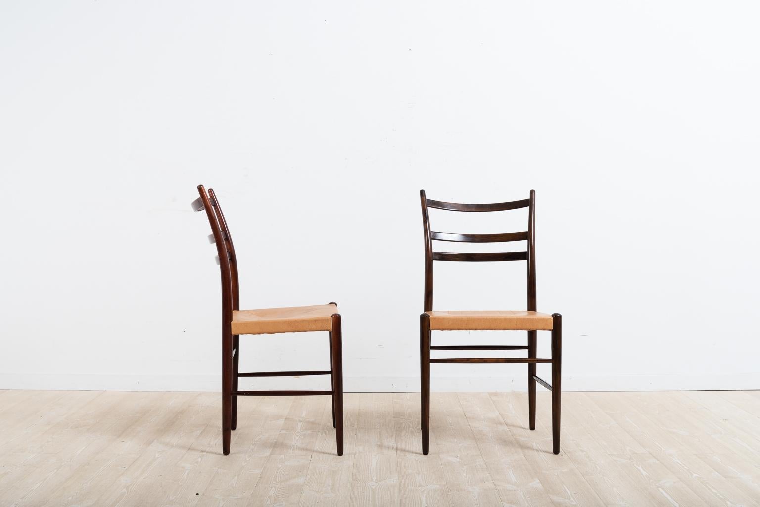 20th Century Six Chairs 'Gracell' by Yngve Ekström for Gemla