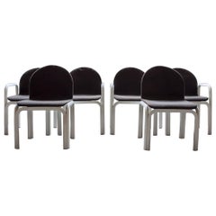 Six Chairs Orsay by Gae Aulenti for Knoll, 1970s