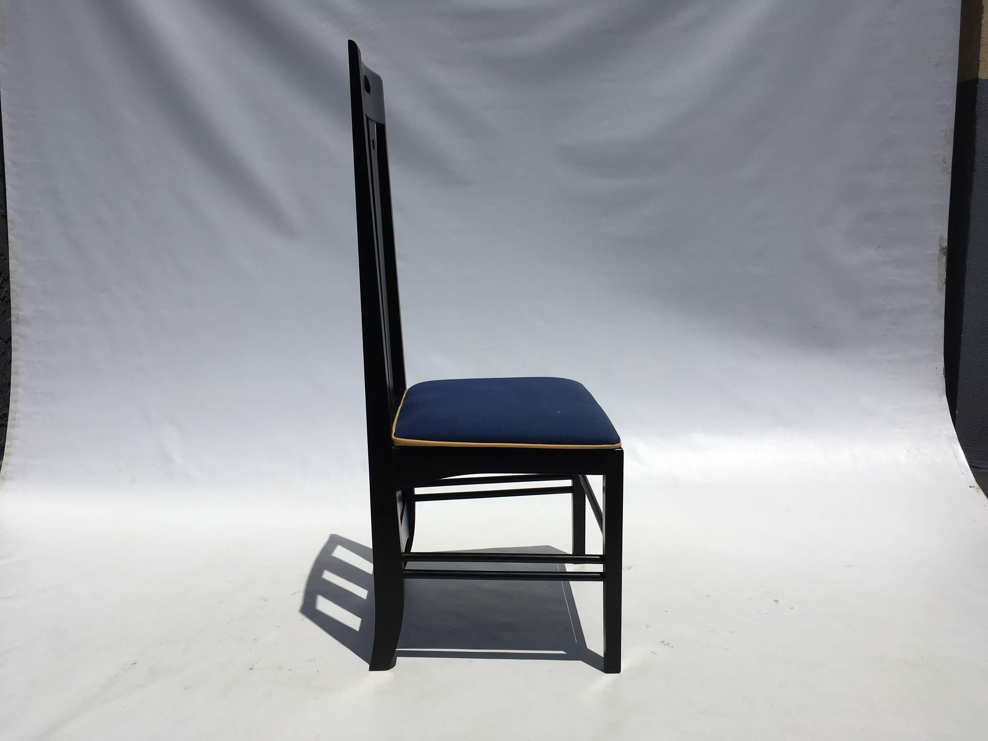 Six Charles Rennie Mackintosh Chairs by Cassina 1