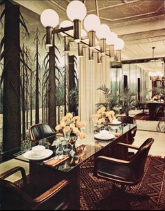 Sputnik Chandelier Eyeball, Gaetano Sciolari , 60-70's