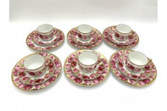Six Chrysantheme Cacilie cups