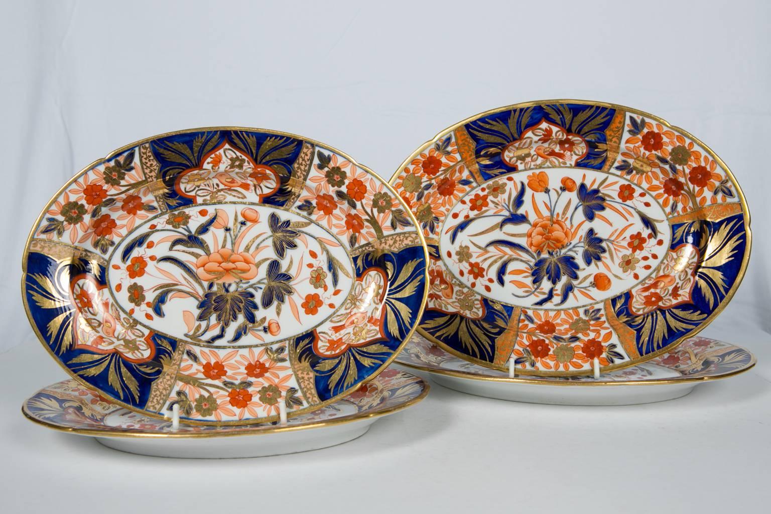Porcelain Six Coalport Imari Platters