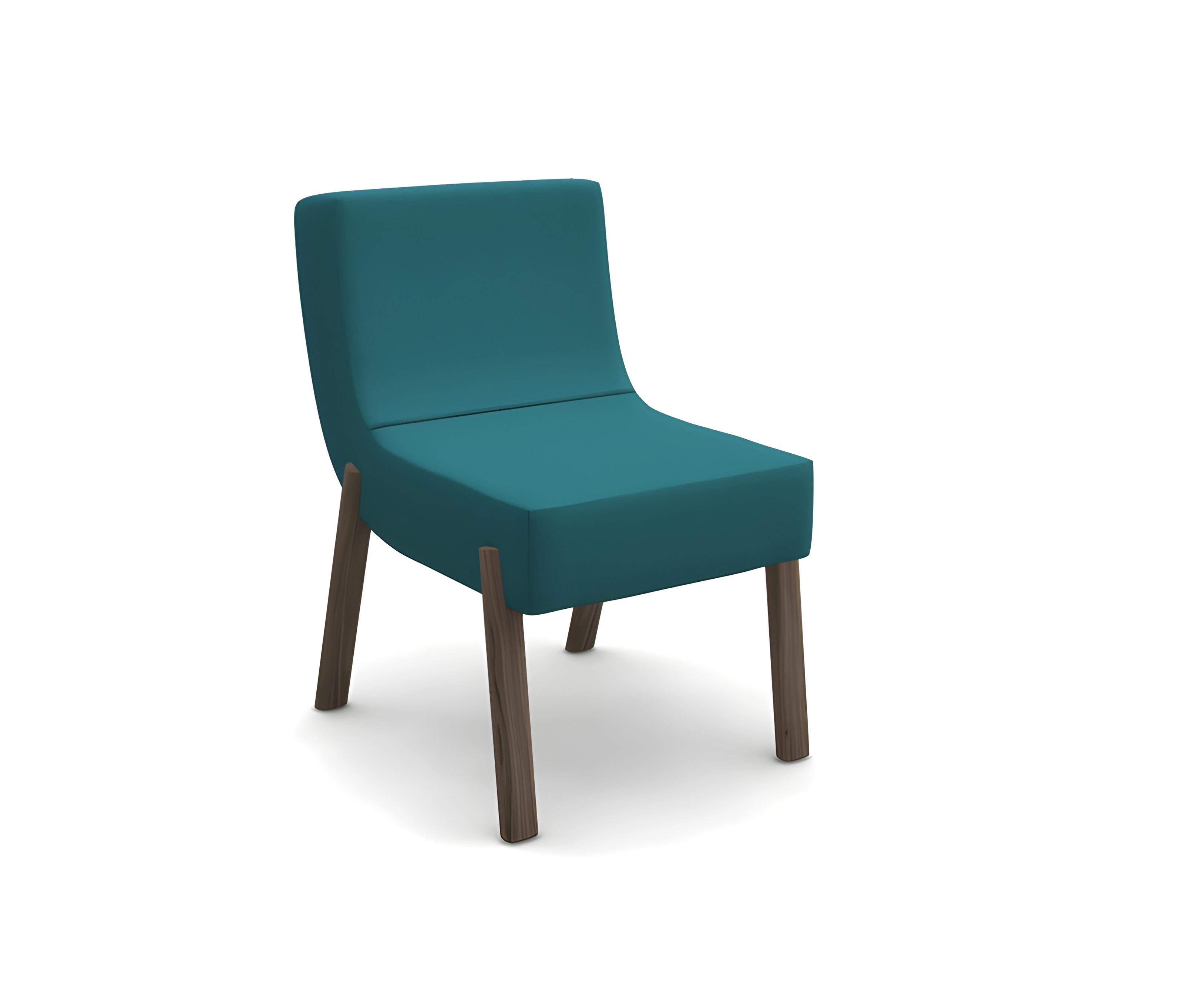 Tessuto Sei sedie da pranzo contemporanee in Oak Oak grigio scuro in vendita